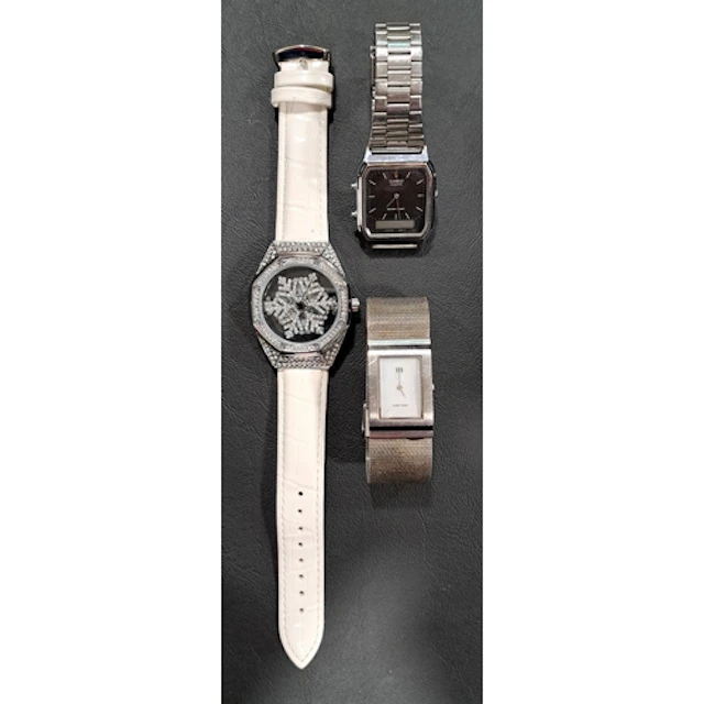THREE WRISTWATCHES comprising Danish Design (not ticking and...
