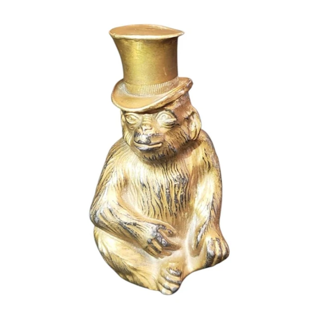 Early 20th century Württemberg German WMF novelty monkey sha...