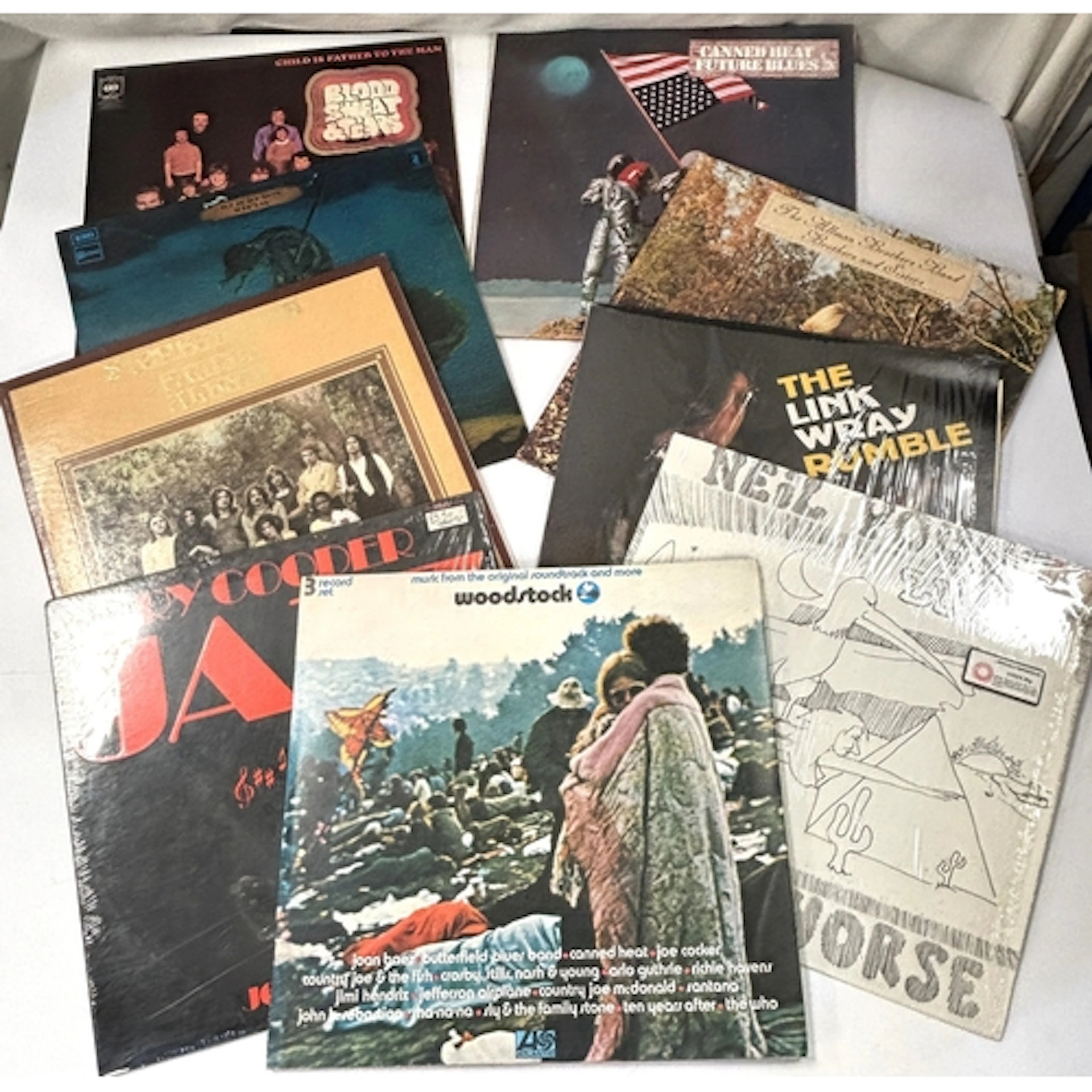 WOODSTOCK, 3 LP, 8 other LP's