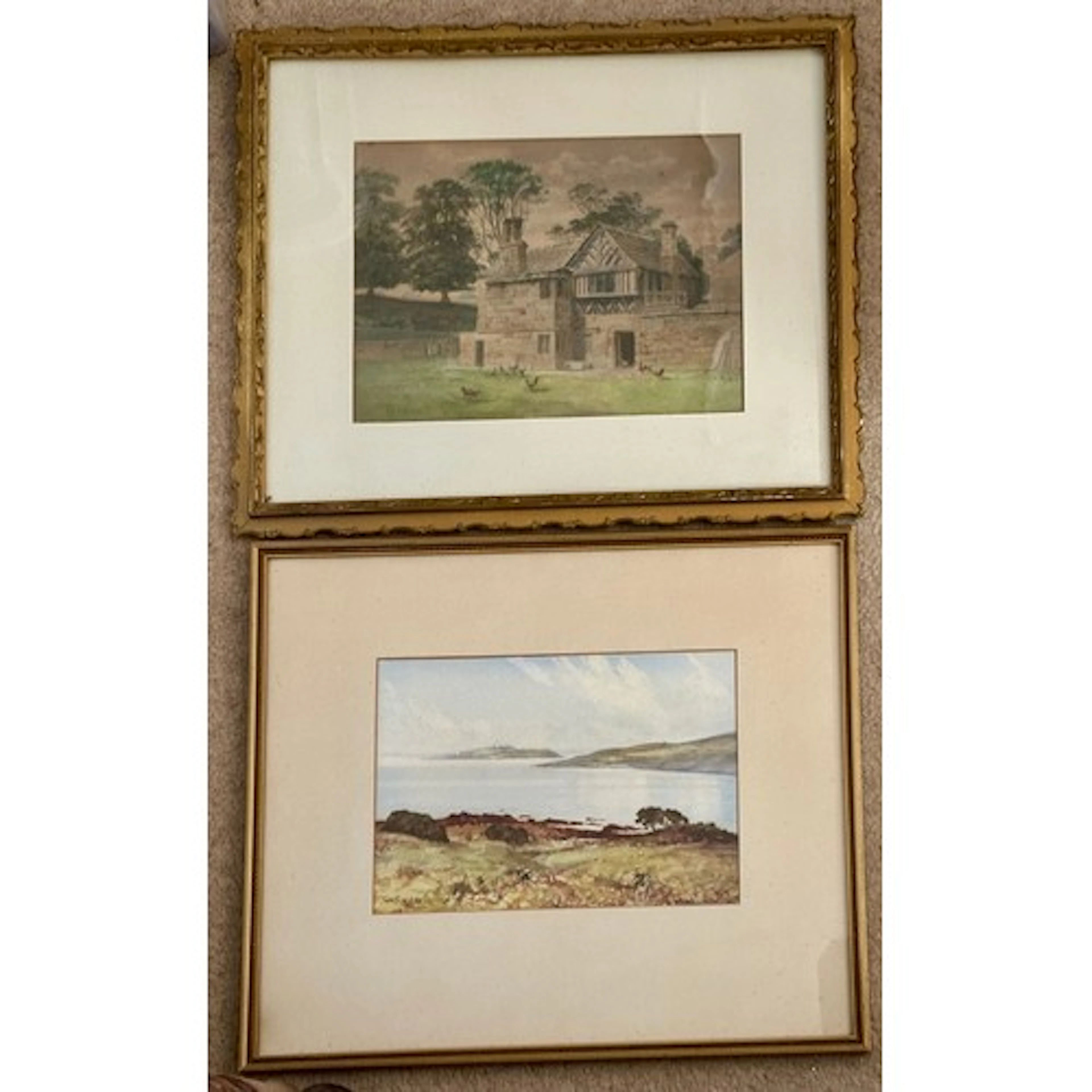 A pair of watercolours to include P.Sykes of the Kirklees Pr...