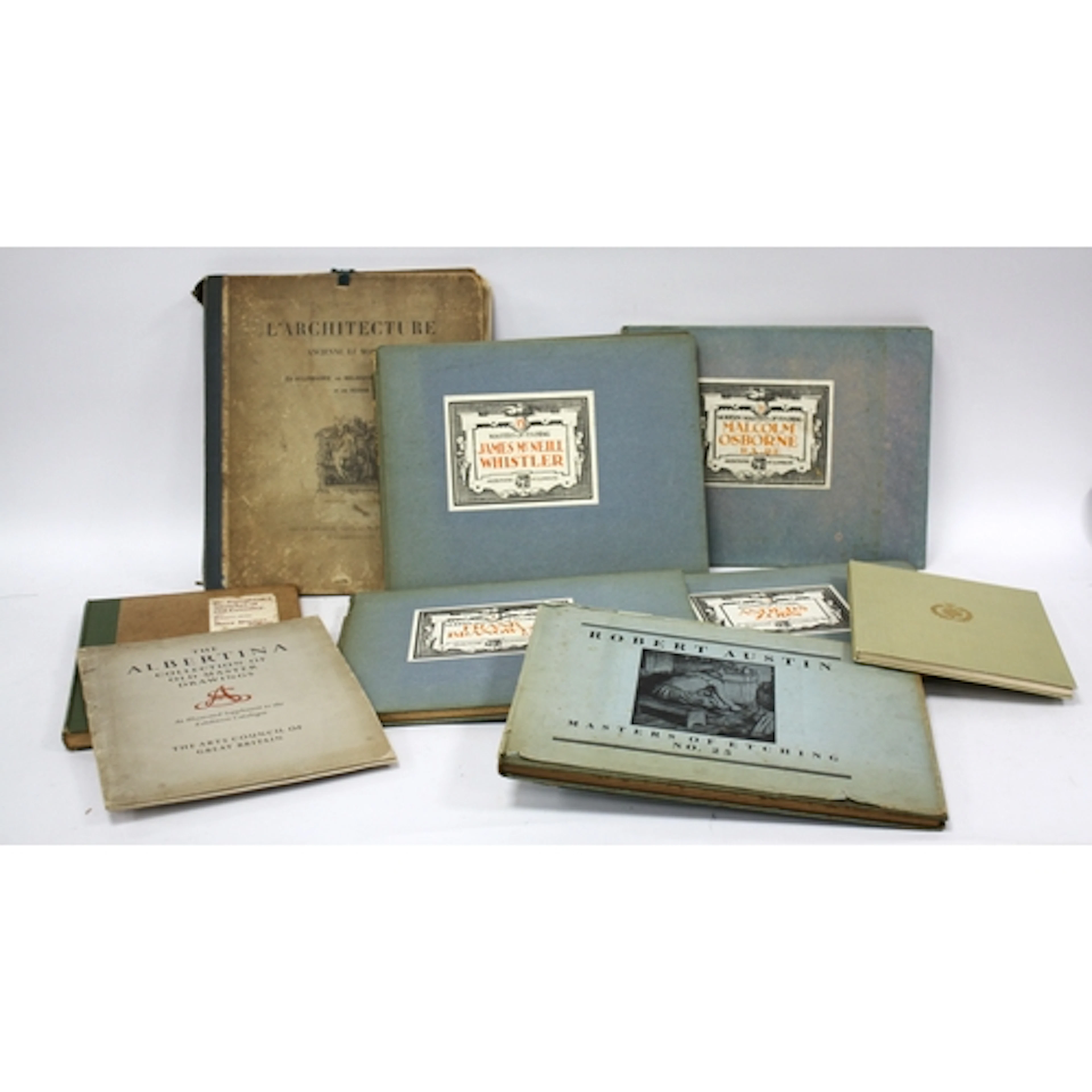 Five Vols Modern Masters of Etching, Whistler, Brangwyn, And...