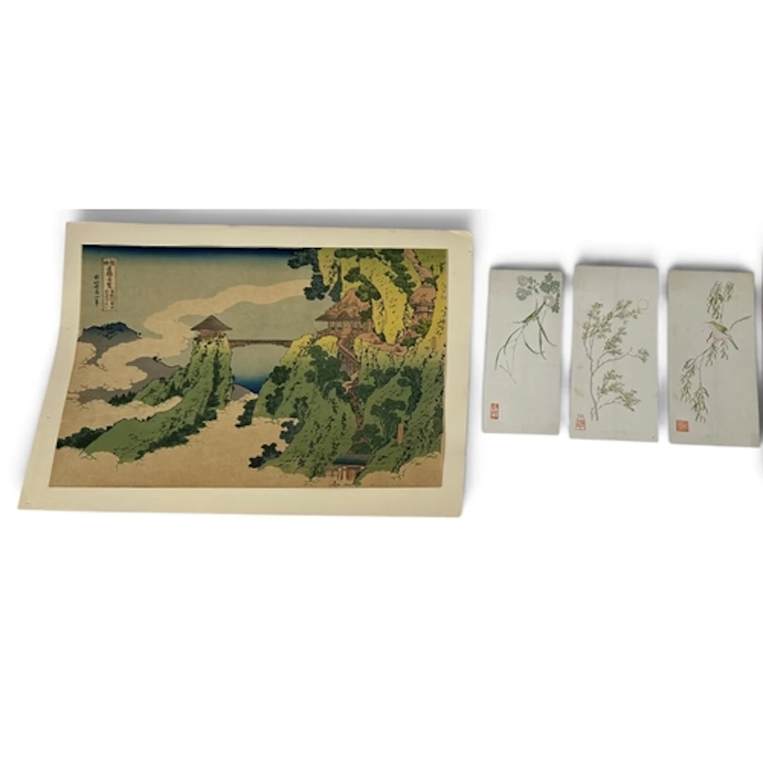 A COLLECTION OF JAPANESE WOODBLOCK PRINTS To include one aft...