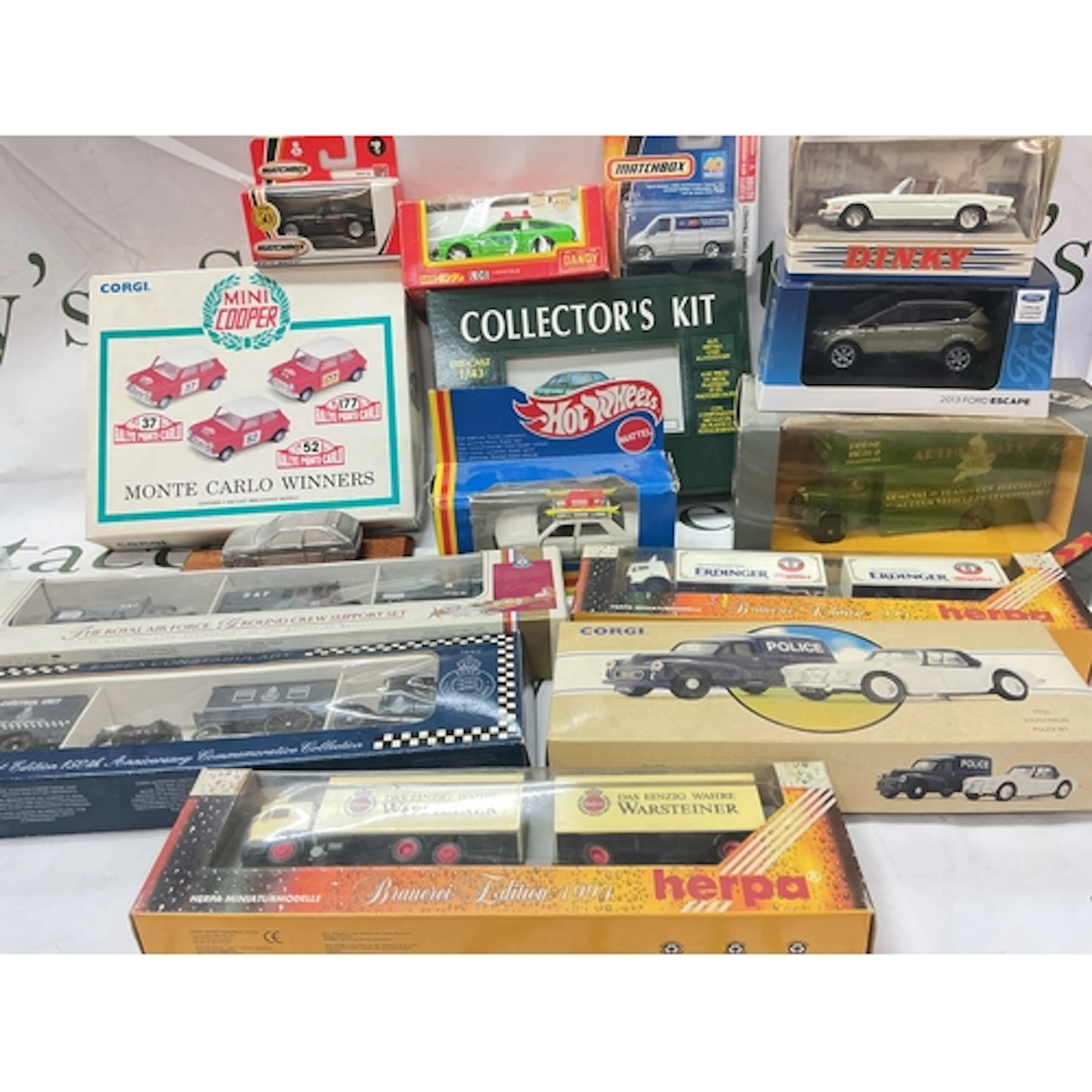 A Collection Of Boxed Diecast Including Corgi, Matchbox, Hot...
