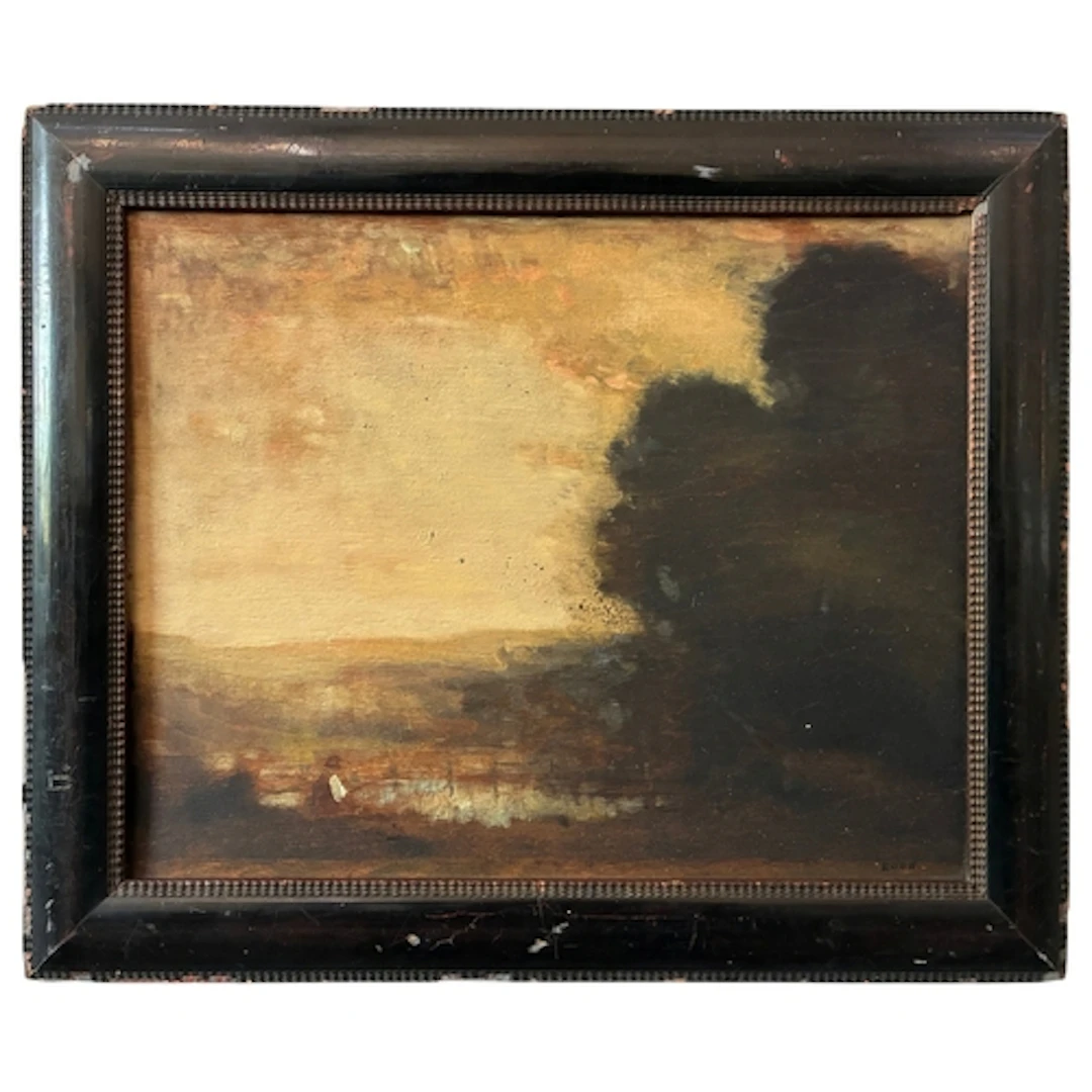 William George Robb (1872-1940) - Eventide, oil on board, si...