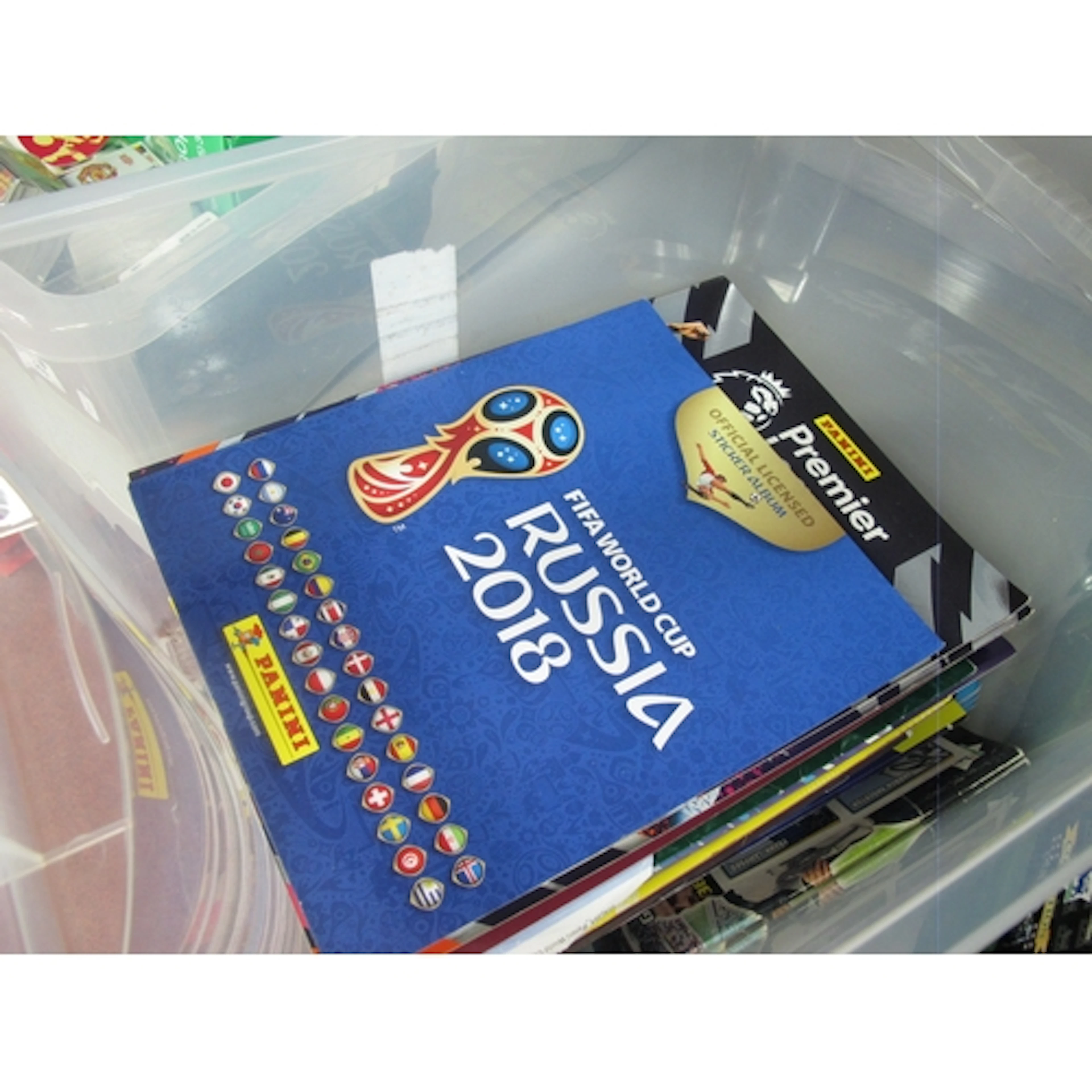 Thirty Empty Mainly Mint Football Sticker Albums, Merlin, Pa...