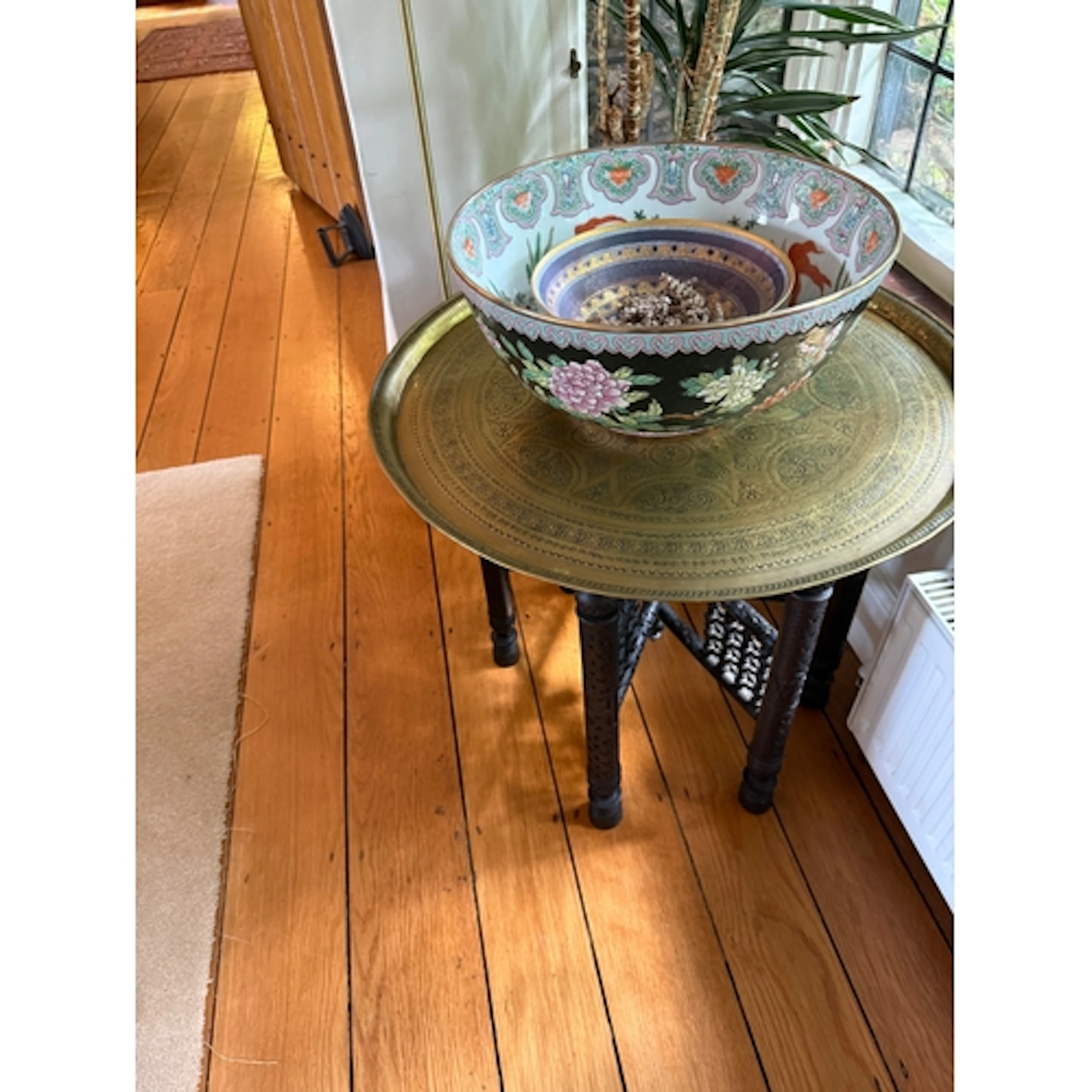 A CARVED MOORISH OCTAGONAL OCCASIONAL TABLE 58cm H x 64cm D...