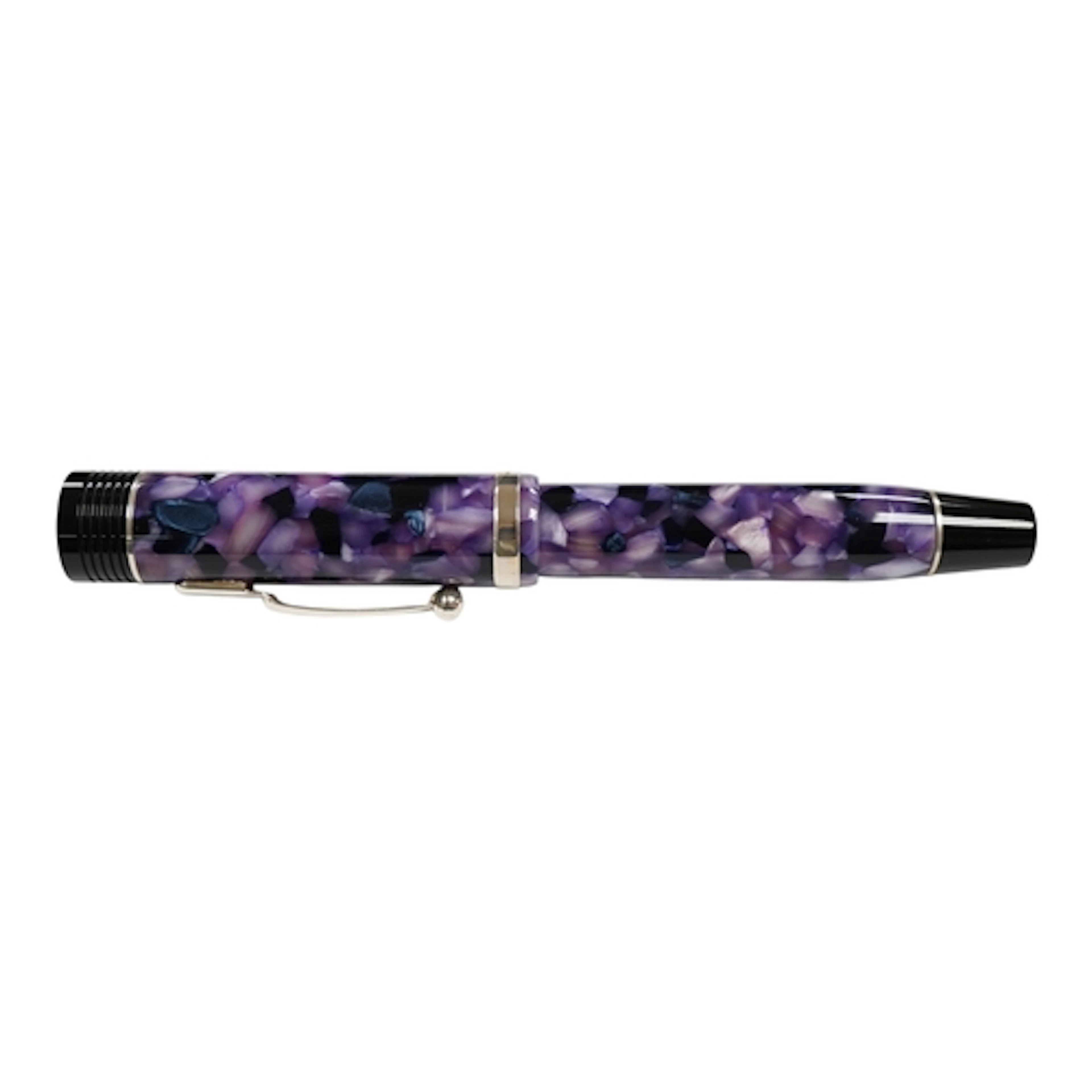 A Conway Stewart Churchill fountain pen, wisteria No. 07 18k...