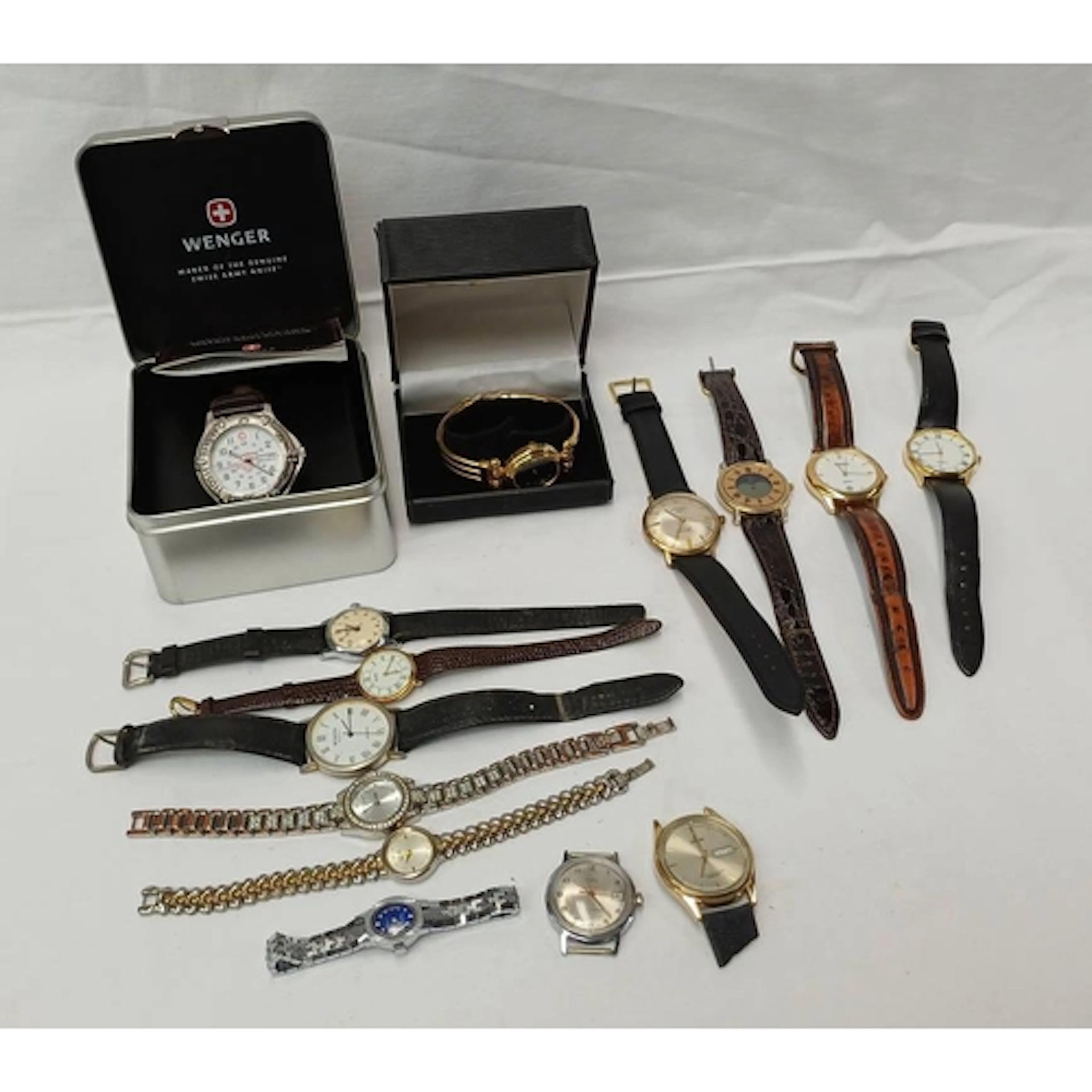 SELECTION OF VARIOUS WRISTWATCHES INCLUDING ROTARY INCABLOC ...