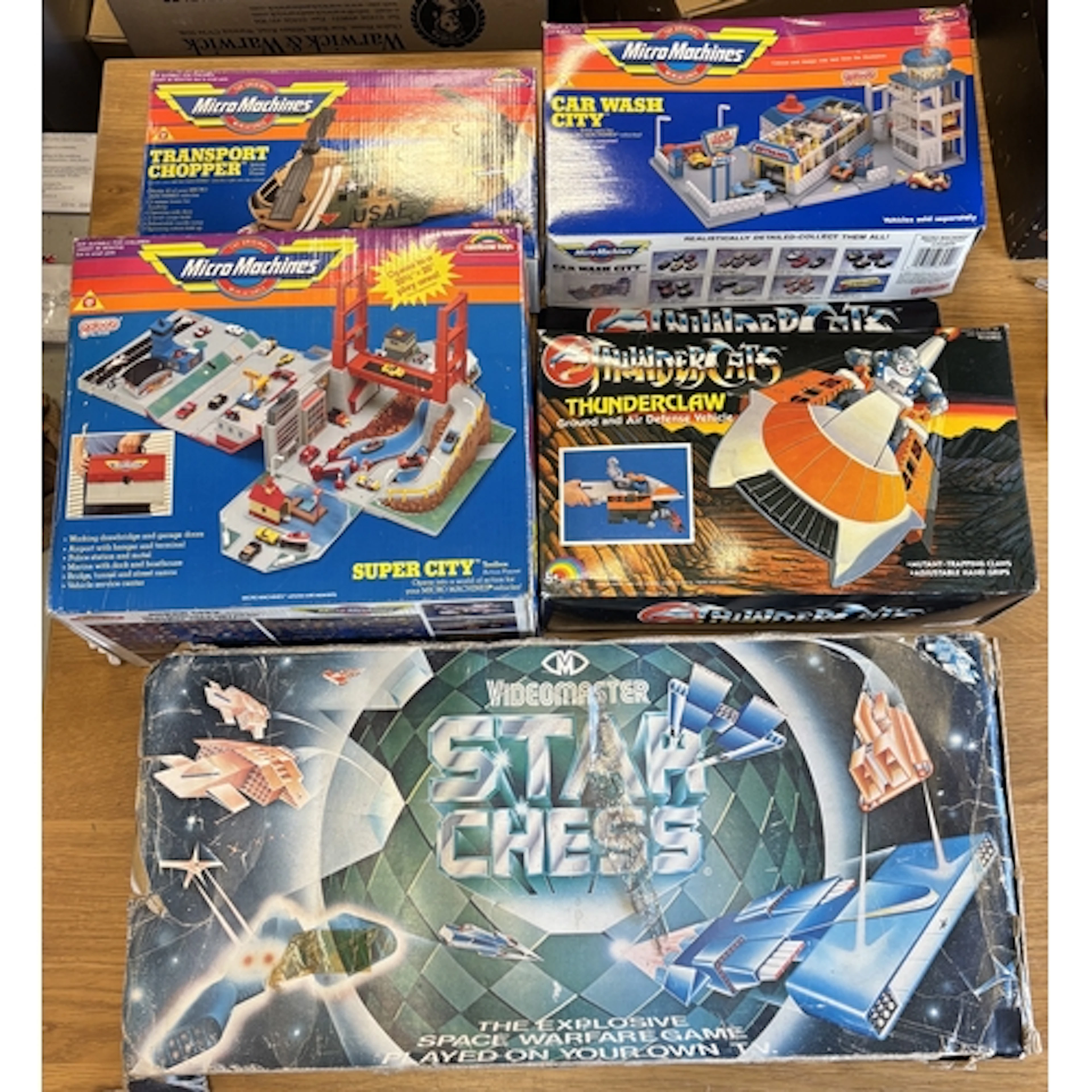 Collection of boxed and unboxed toys, generally excellent in...