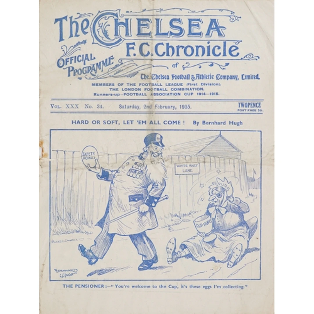 Chelsea F.C. Chronicle official football programme - Hard or...