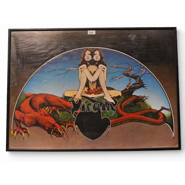 ROGER DEAN/VIRGIN RECORDS - 1972 psychedelic Virgin Records ...