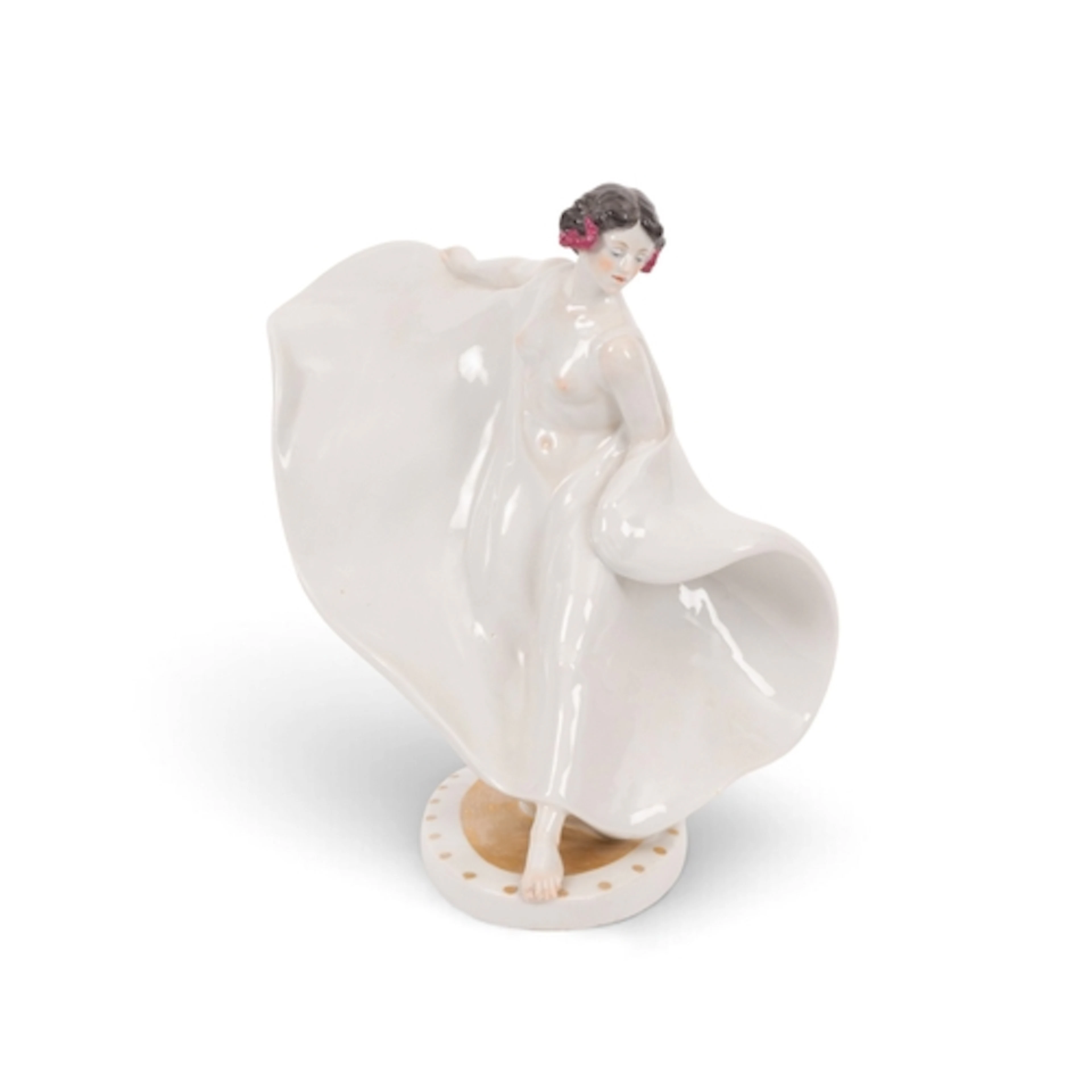 A Meissen figure of the dancer Loie Fuller, 1st half 20th ce...