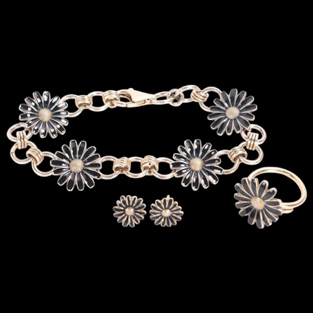 ARNE NORDLIE - a Norwegian modernist sterling silver-gilt bl...