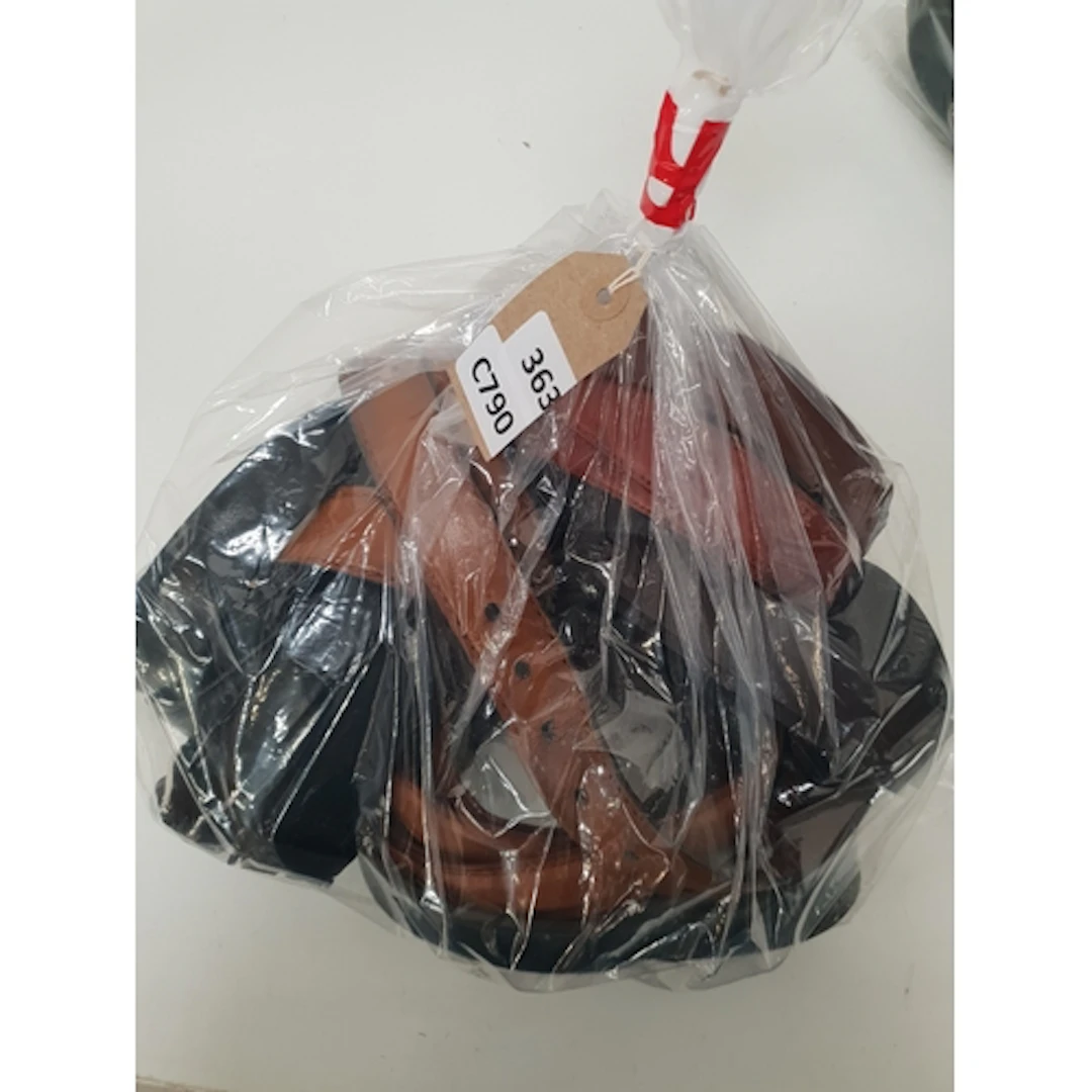 ONE BAG OF BELTS