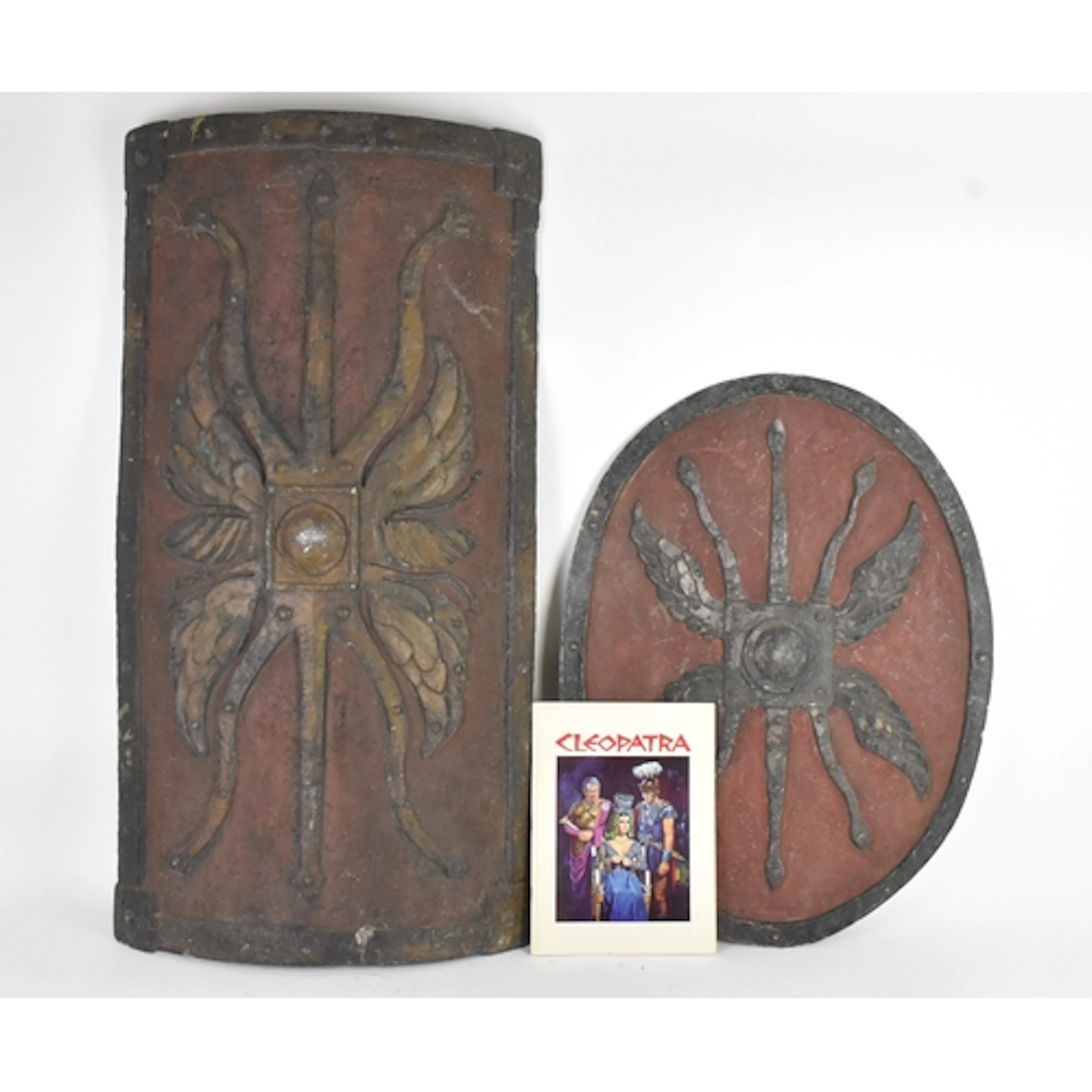 Cleopatra (1963) A Roman infantry and cavalry shields from J...