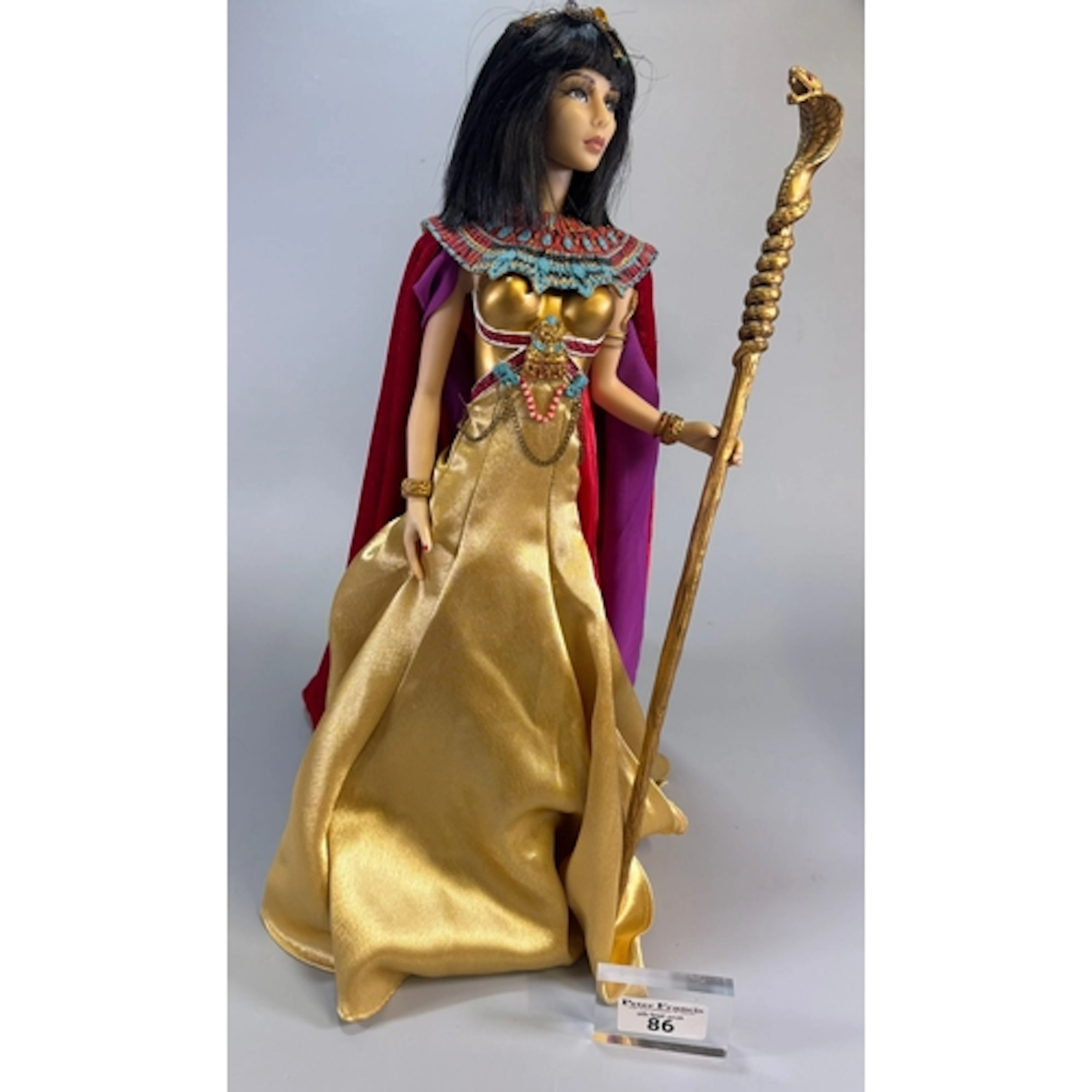 Ashton-Drake, Cleopatra Queen of the Nile doll sculpture. (B...
