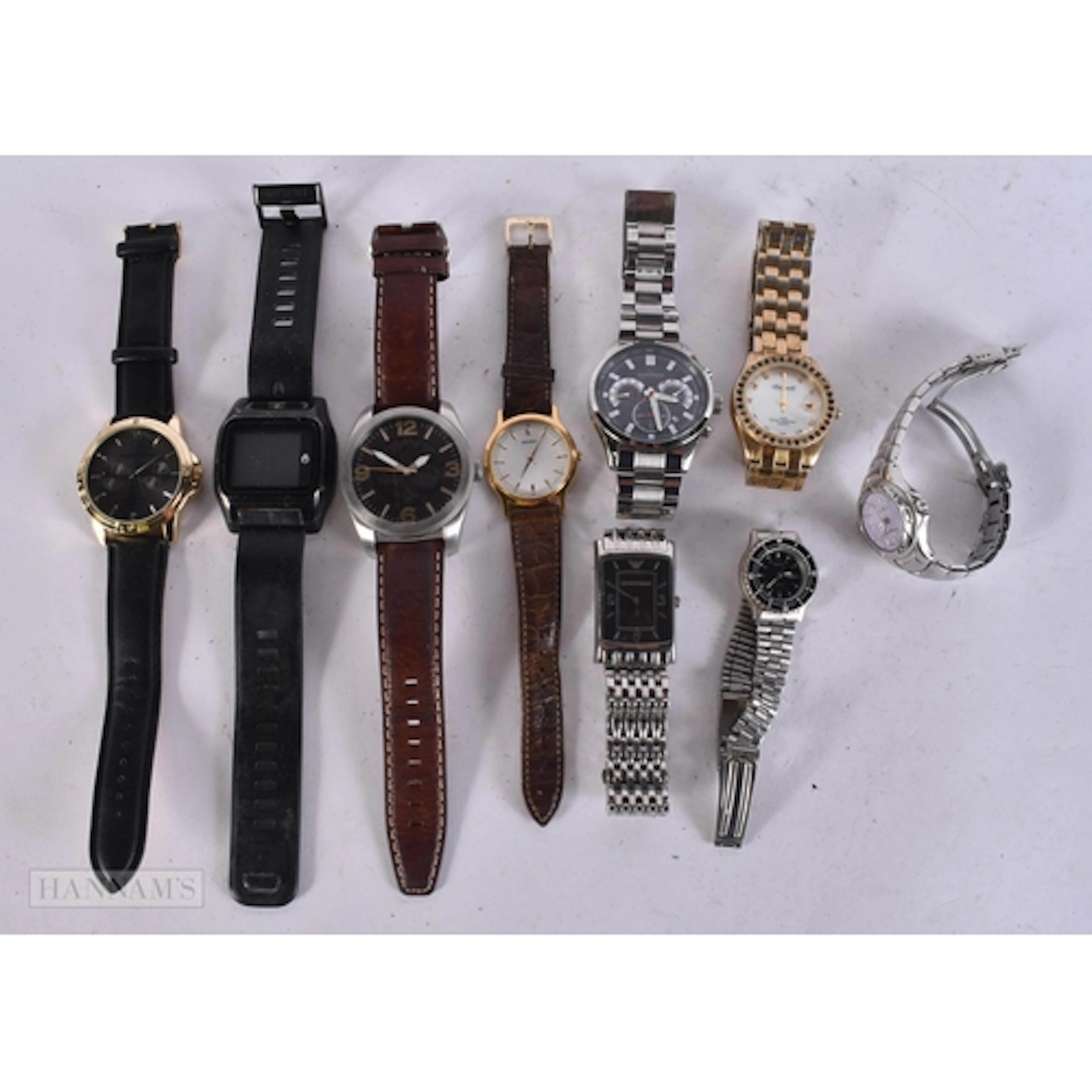 Quartz Watches Assorted Job Lot Mixed Brands & Styles UNTEST...