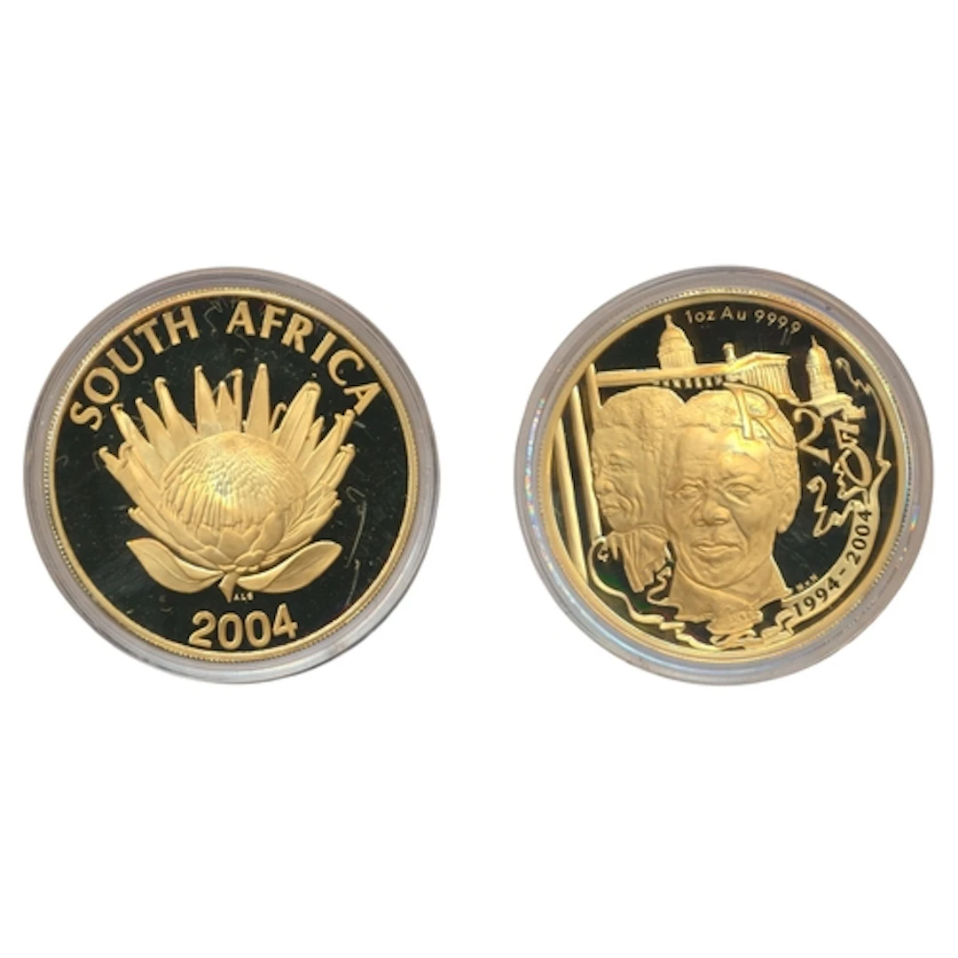 Investment Gold lot - documents required. South Africa. 2004...