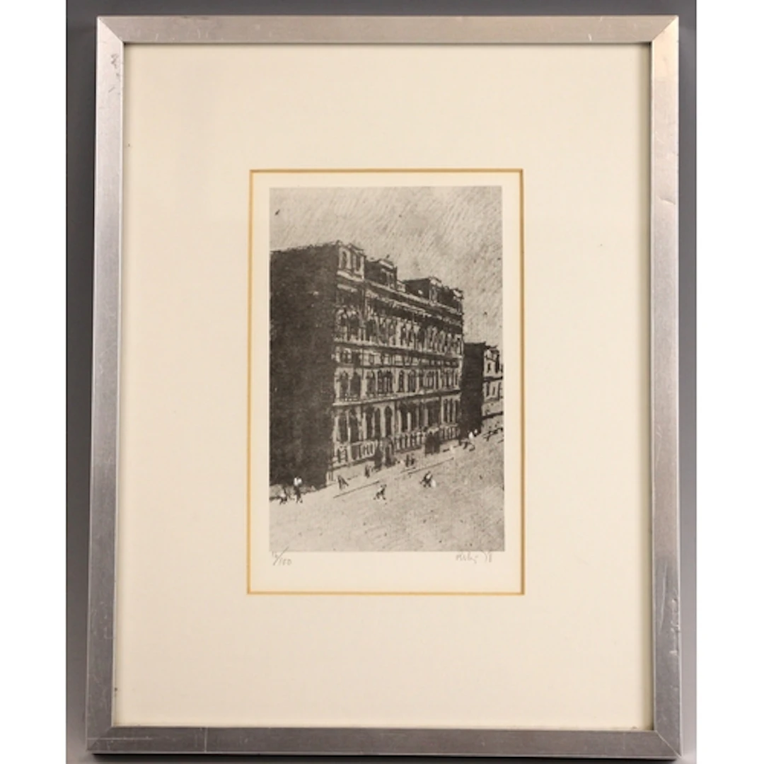 Harold Riley (British, 1934-2023), The Watts Building, Man...