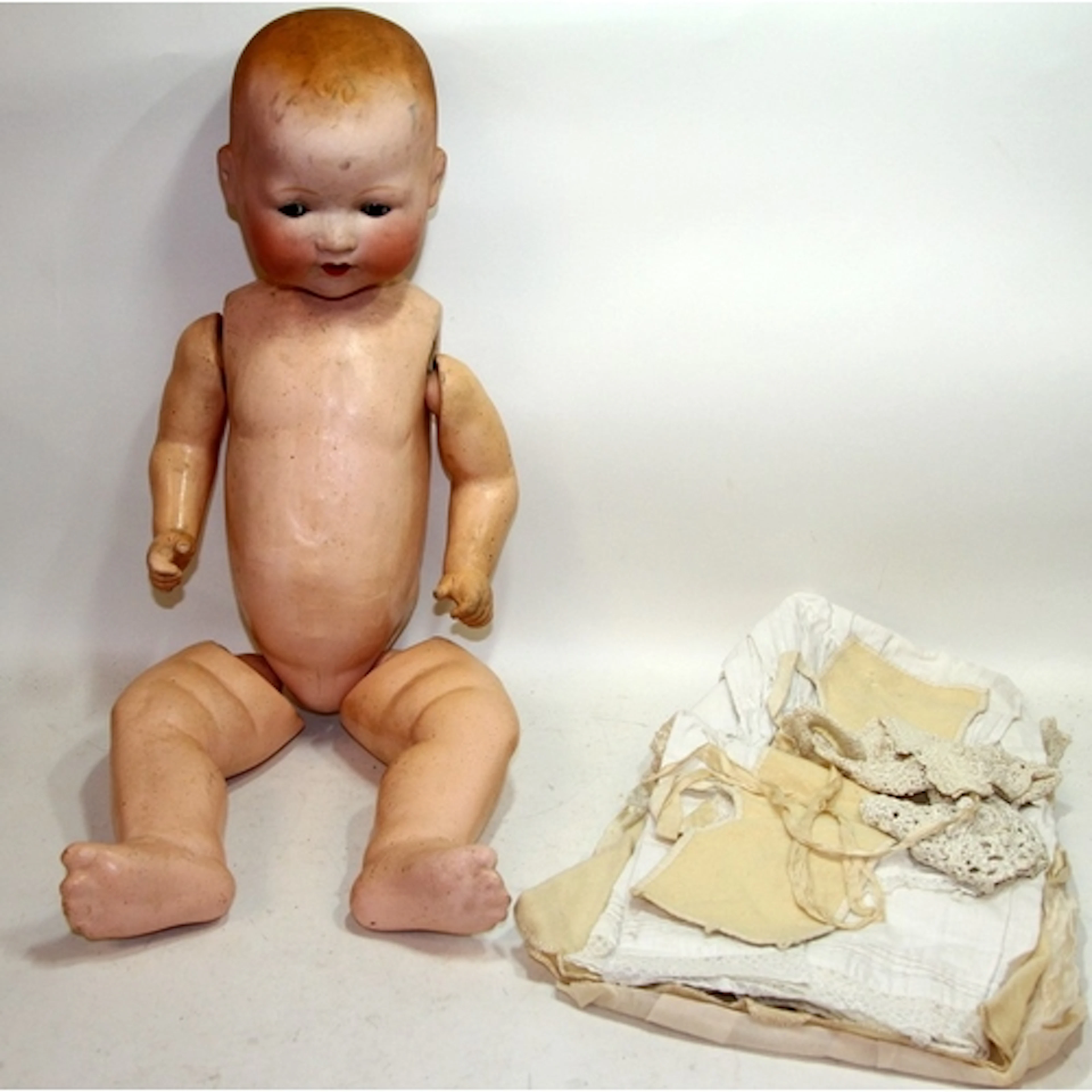 Antique 1920's Armand Marseille My Dream Baby bisque headed ...
