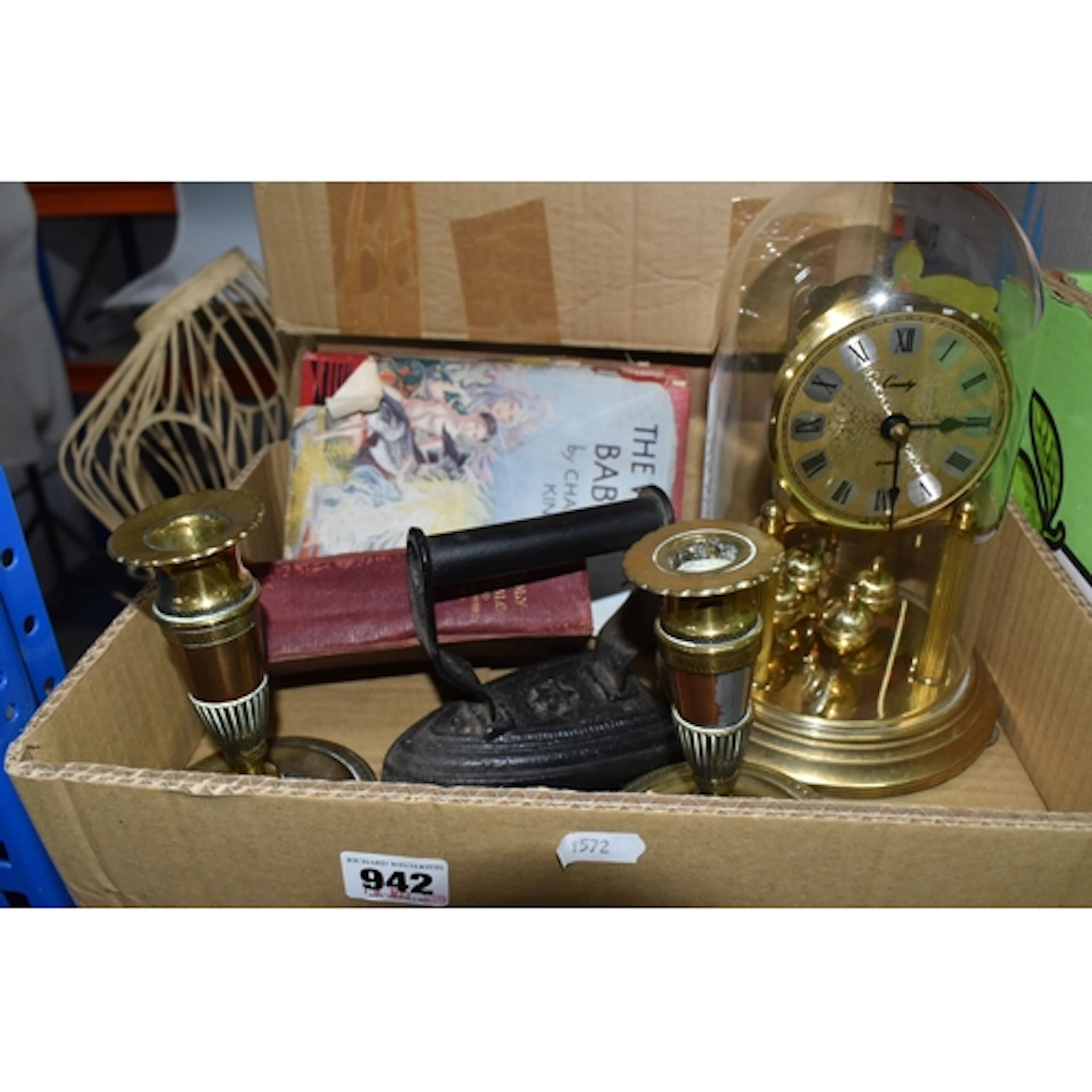 THREE BOXES AND LOOSE FLIGHT CASE, BOOKS AND SUNDRY ITEMS, t...