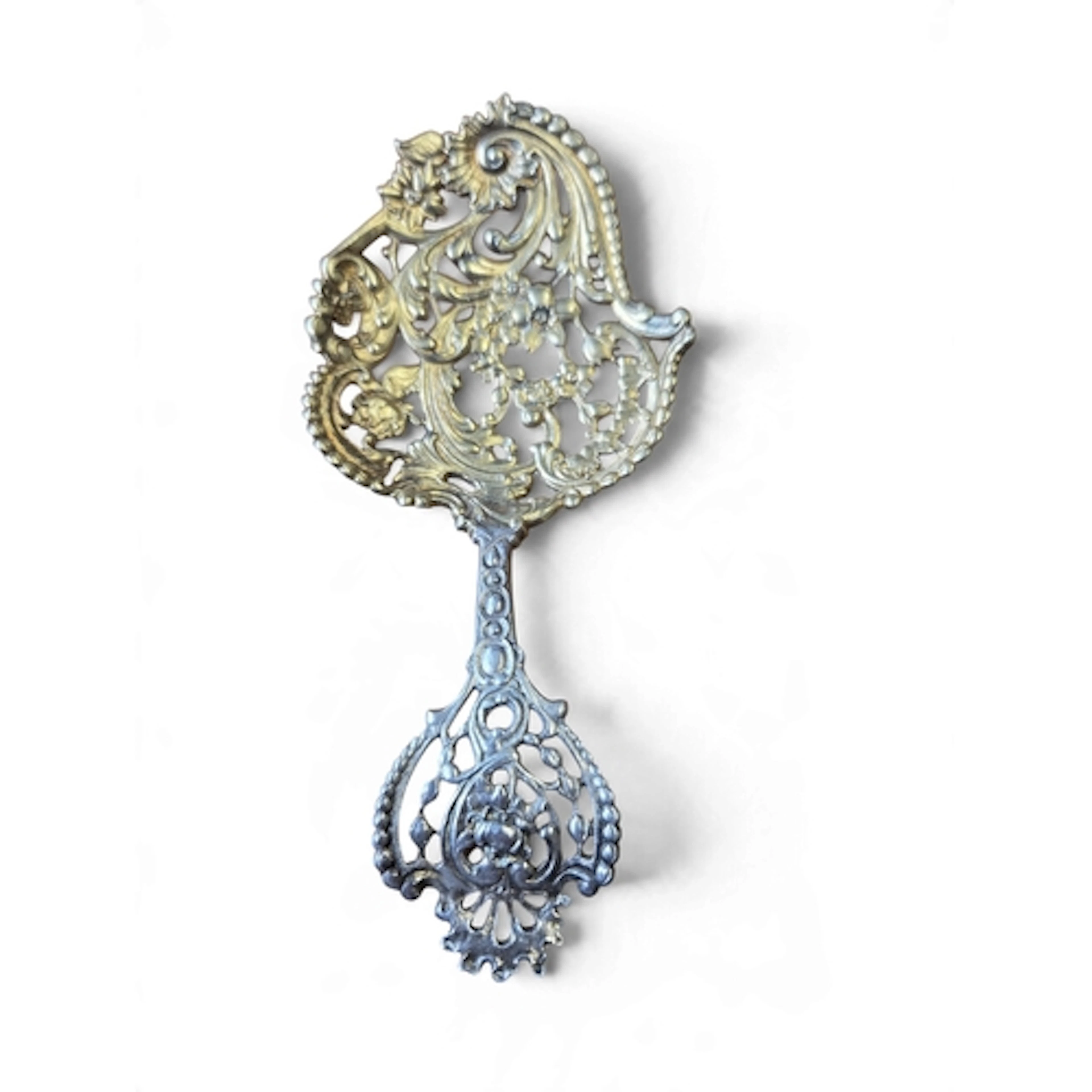 A Gorham Stirling Silver Bon Bon Spoon in the rococo style w...