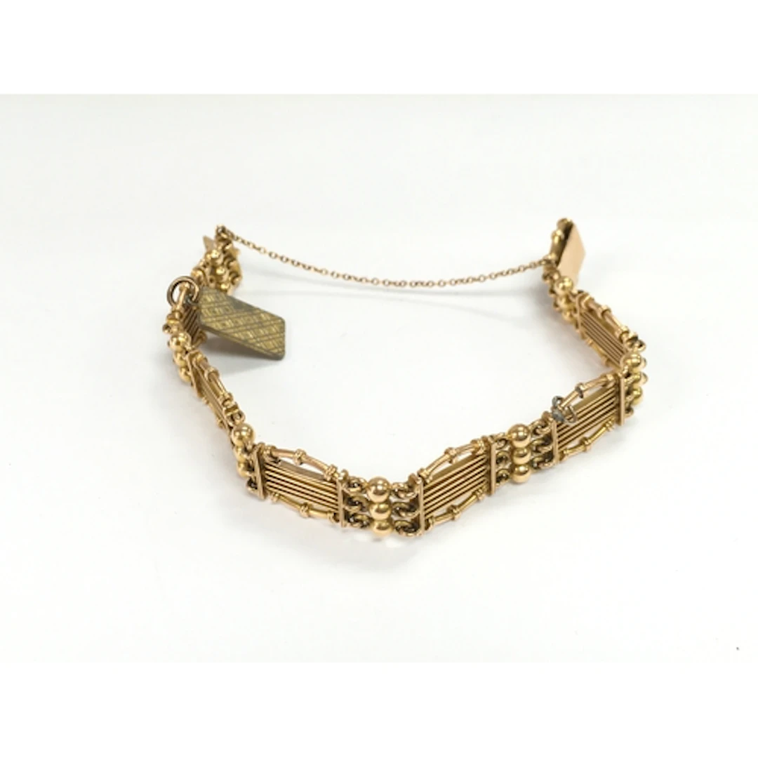 A 15ct gold bracelet. 22.62g