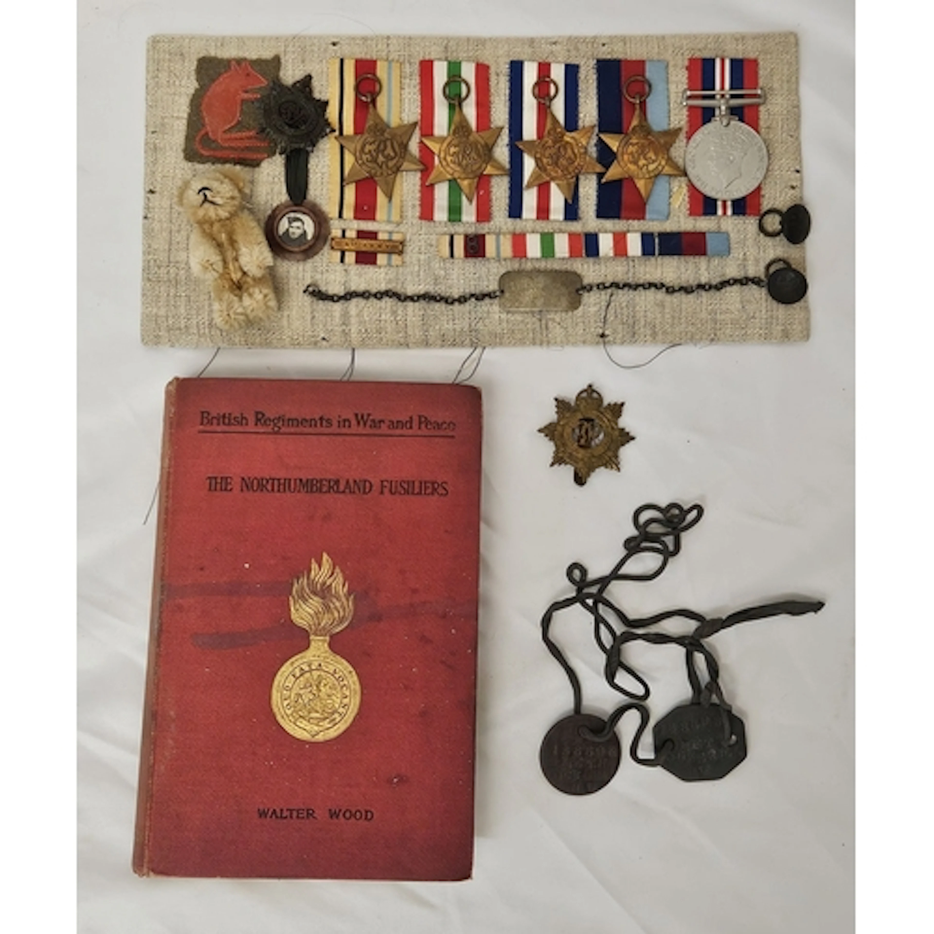 Set 5 WWII Medals incl. African Star, Italy Star, France & G...