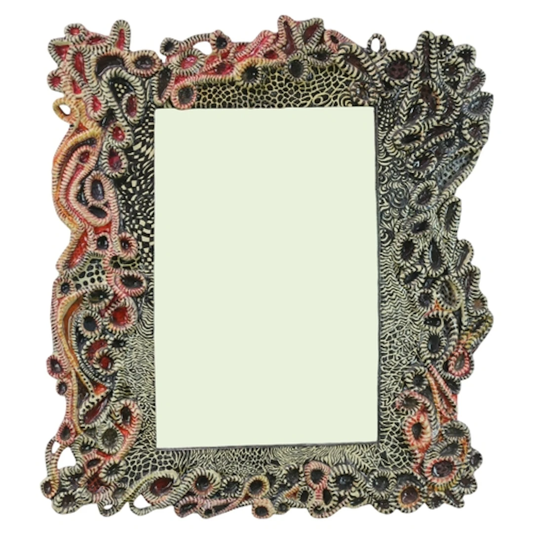 ANTHEA LEWIS RSW (SCOTTISH b.1948) JUNGLE MIRROR  ...
