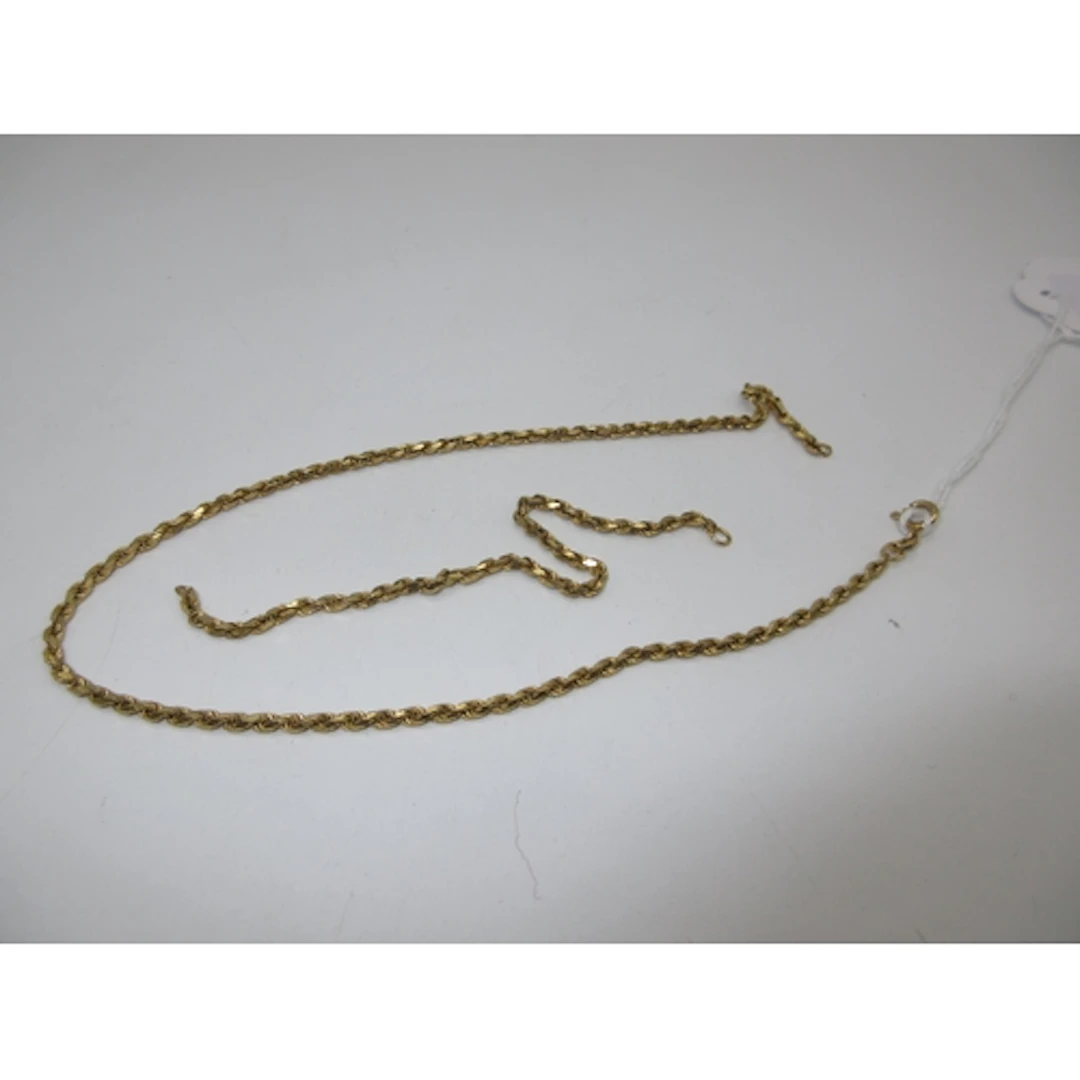 9K Gold Necklace, broken, 9.52g