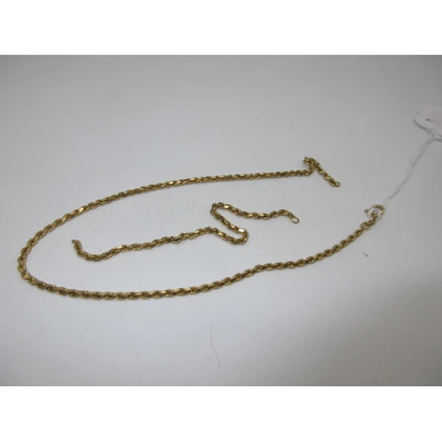 9K Gold Necklace, broken, 9.52g
