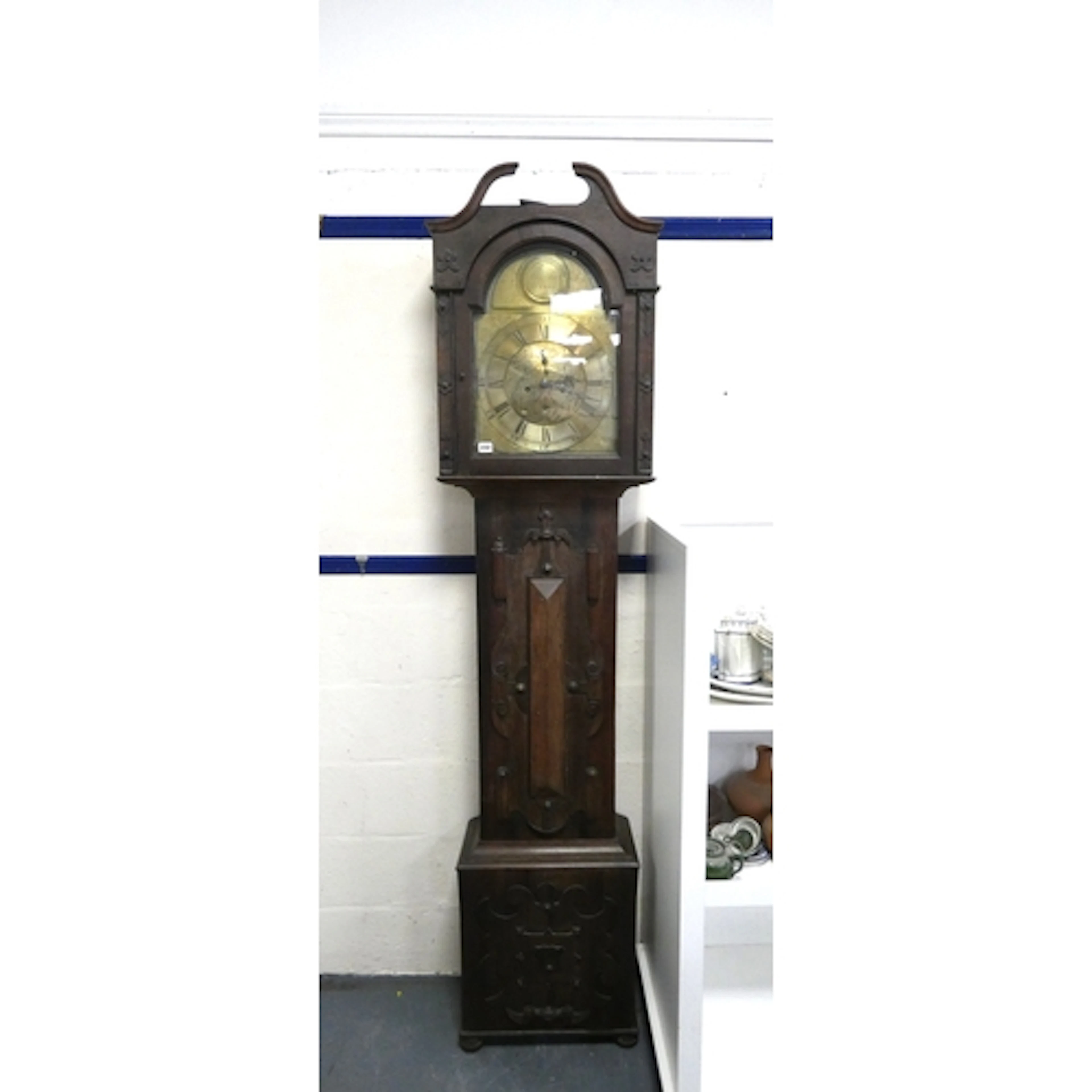19th century eight day mahogany cased longcase clock by John...