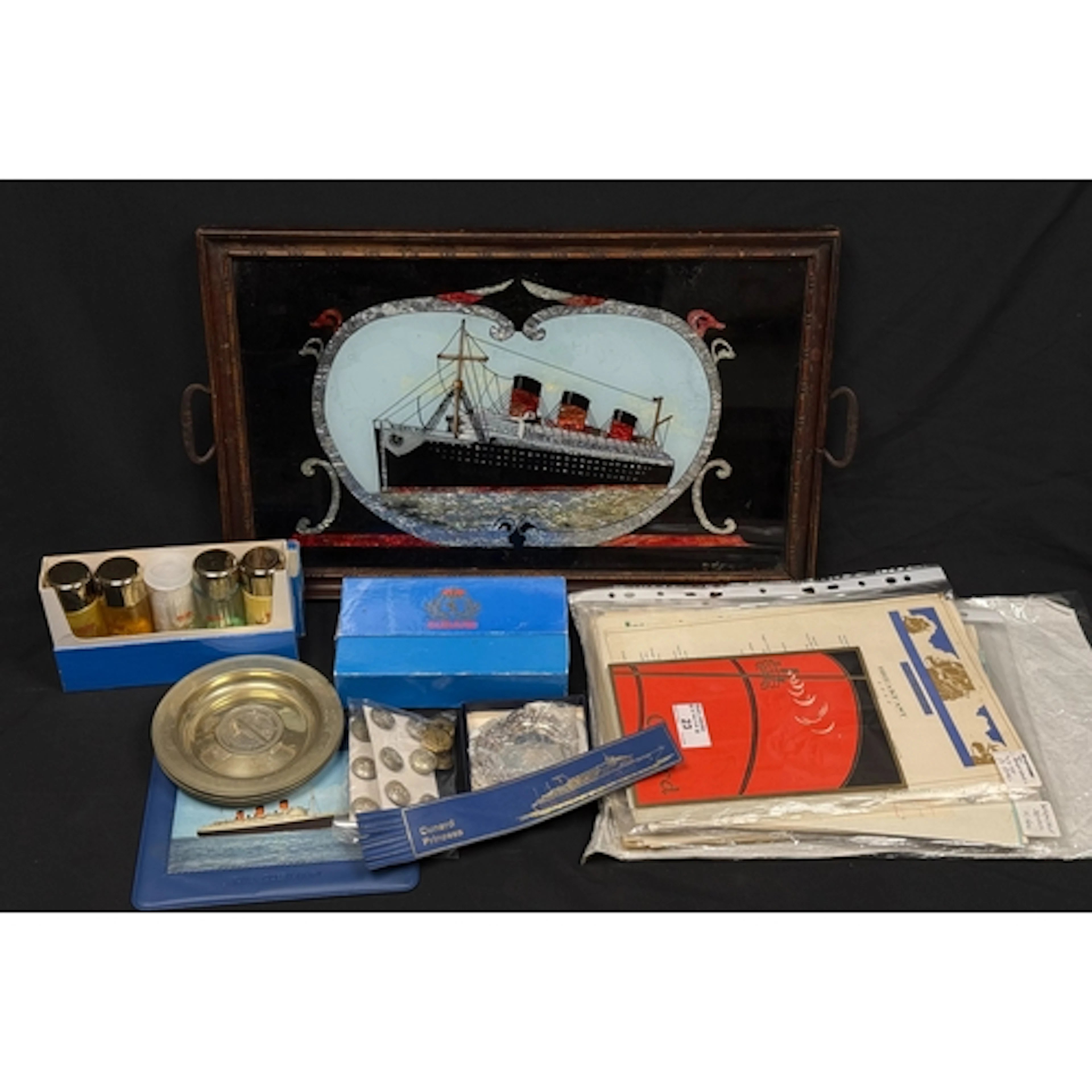 Ocean Liner/Cunard: Ocean Liner/Cunard: Mixed collection to...