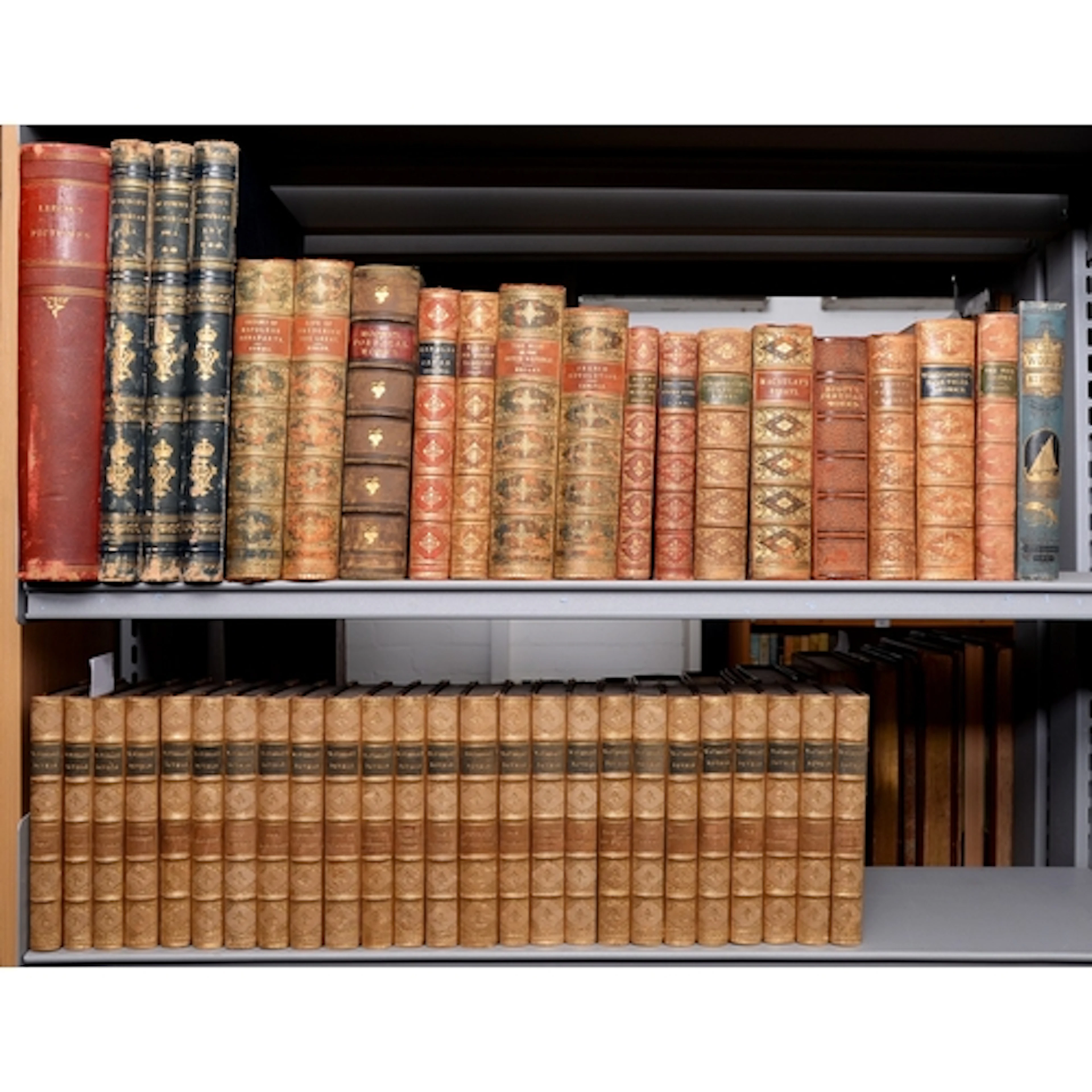 Bindings. Scott (Sir Walter, Bart.), The Waverley Novels, tw...