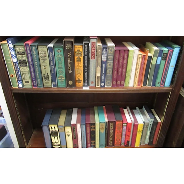 Approximately fifty Folio Society volumes, with slip cases
