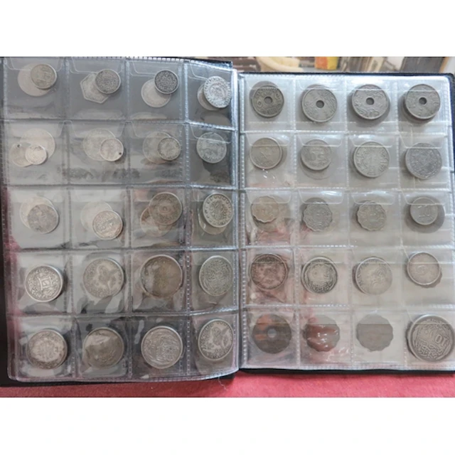 Blue album, containing a collection of Egyptian, Afghan, and...