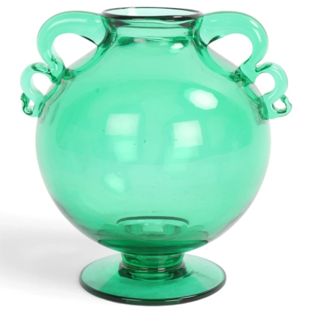 WILLIAM STEBERG for Gullascruf, Sweden, a two handled vase i...
