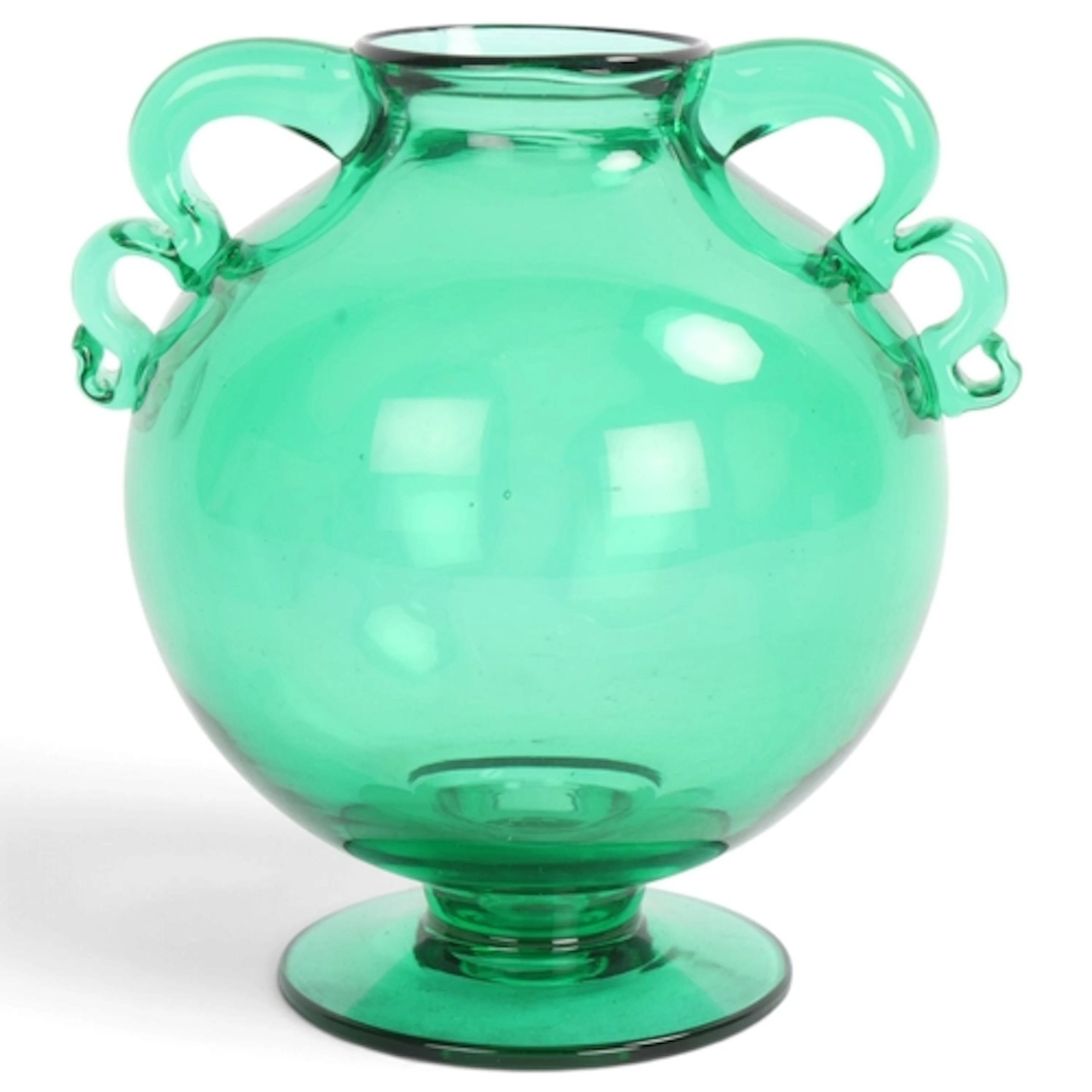 WILLIAM STEBERG for Gullascruf, Sweden, a two handled vase i...