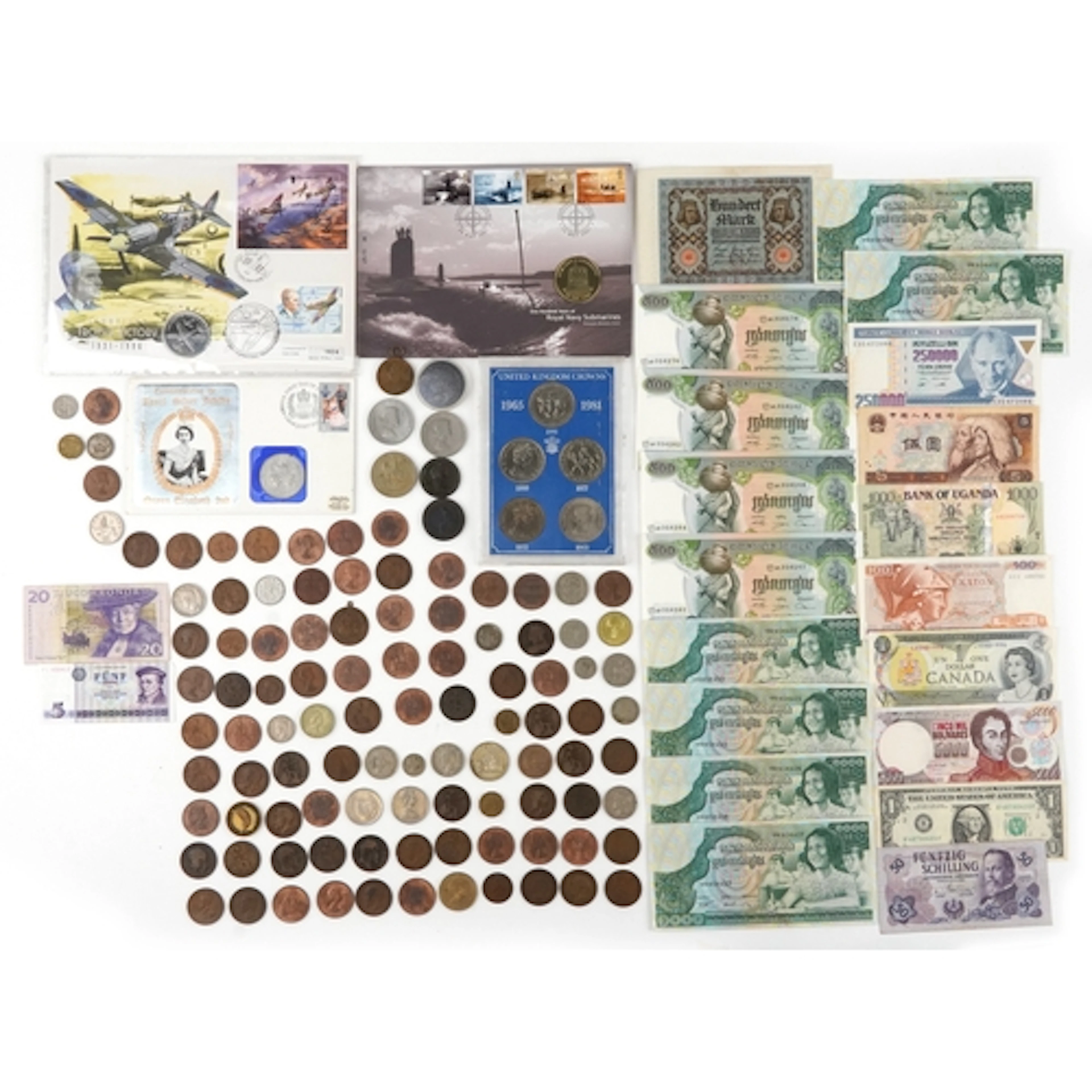 18th century and later British coins including 1797 Cartwhee...