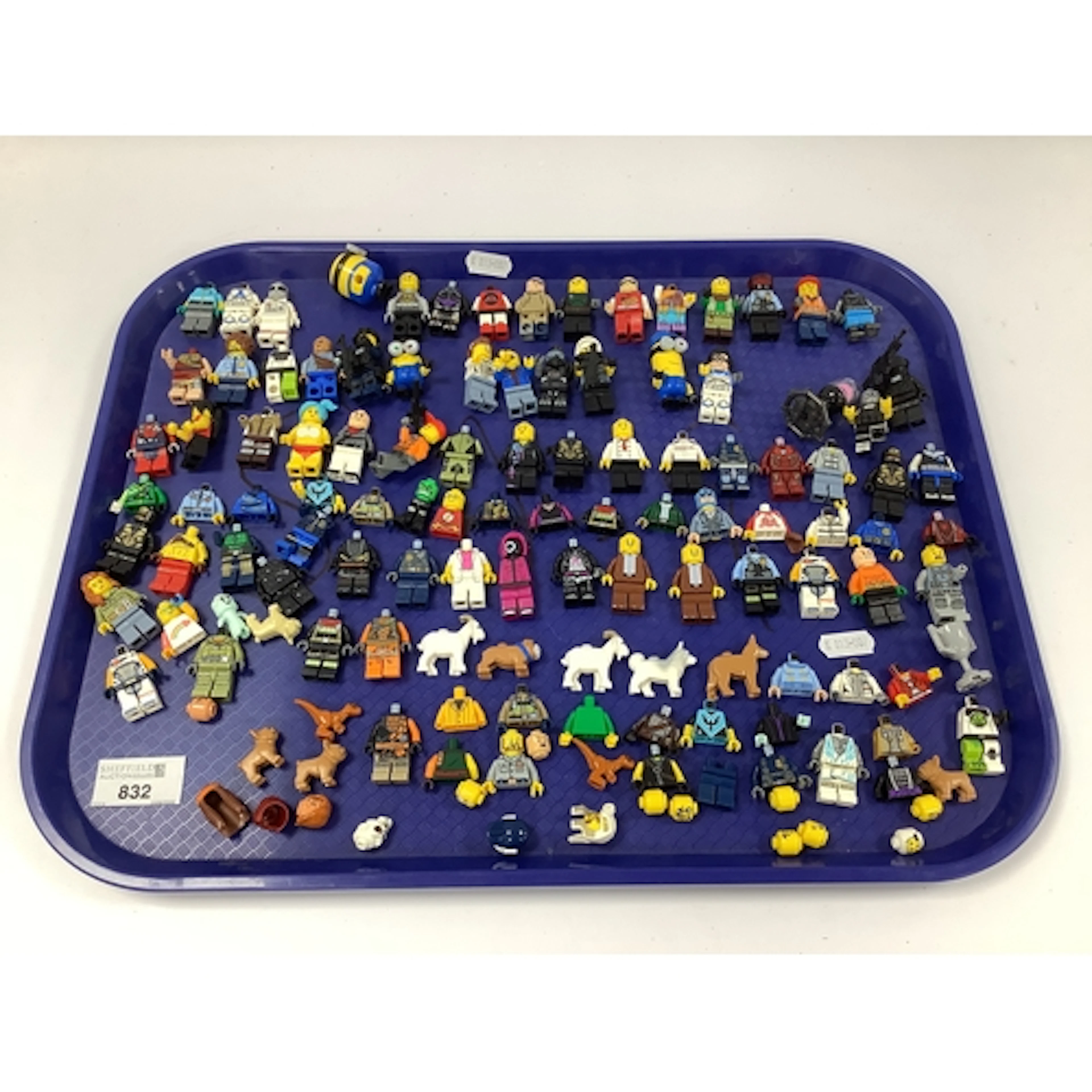 A quantity of Lego and similar Minifigures and animals, incl...