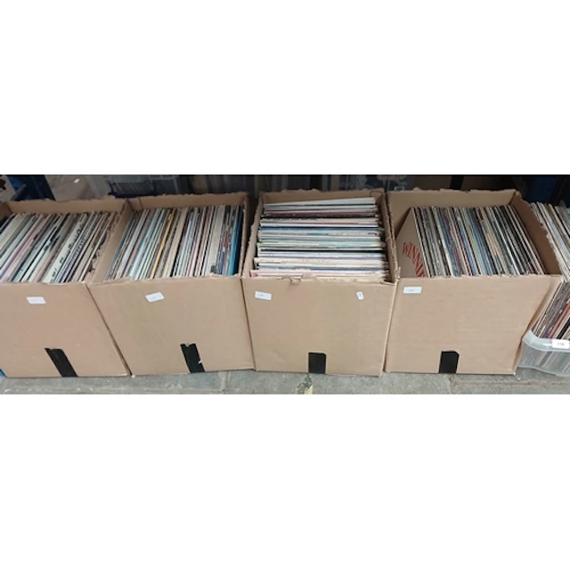 5 boxes of LPs and 12" singles from the collection of Mike T...