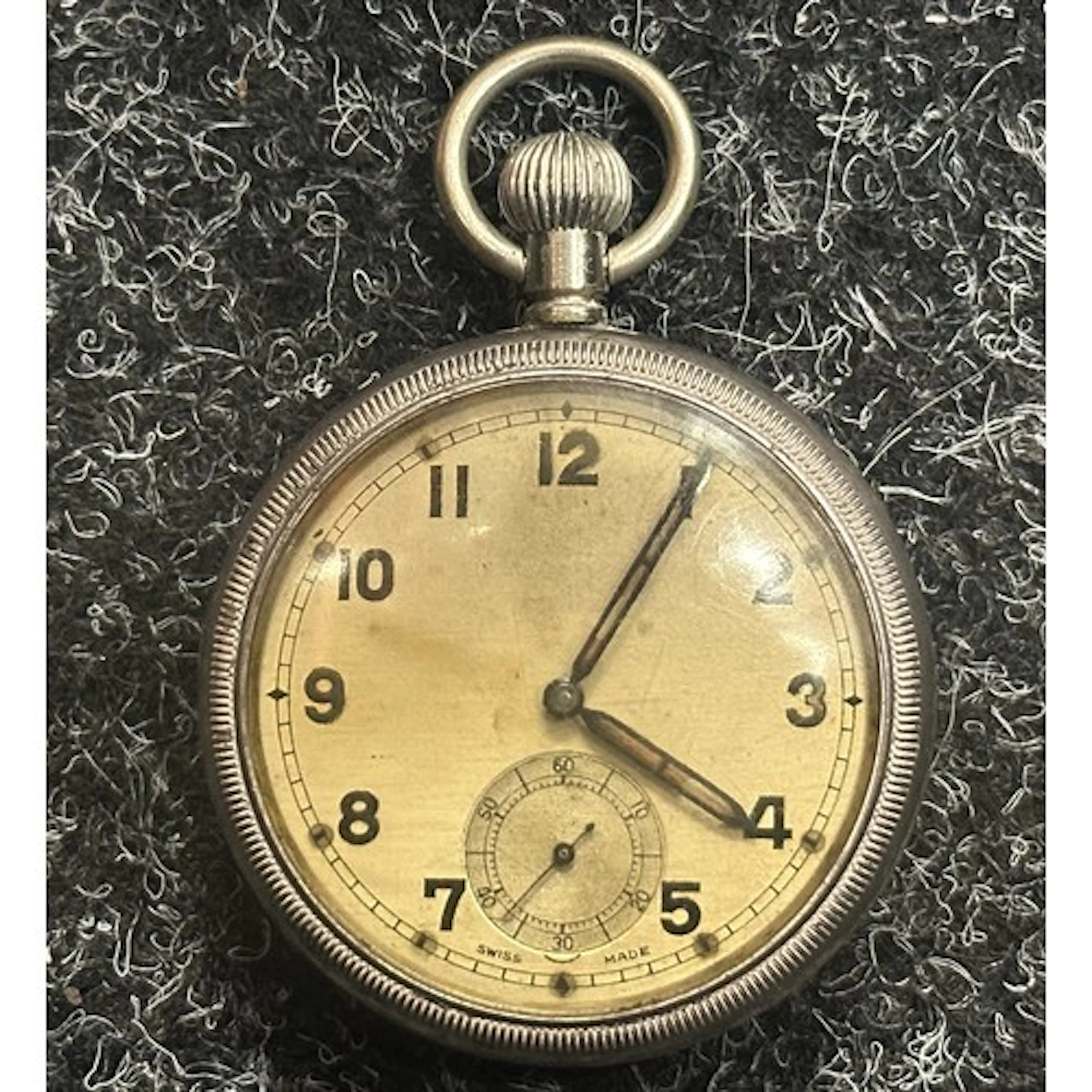 WW2 British RAF Navigators Pocket Watch by Revue Thommen. Wh...