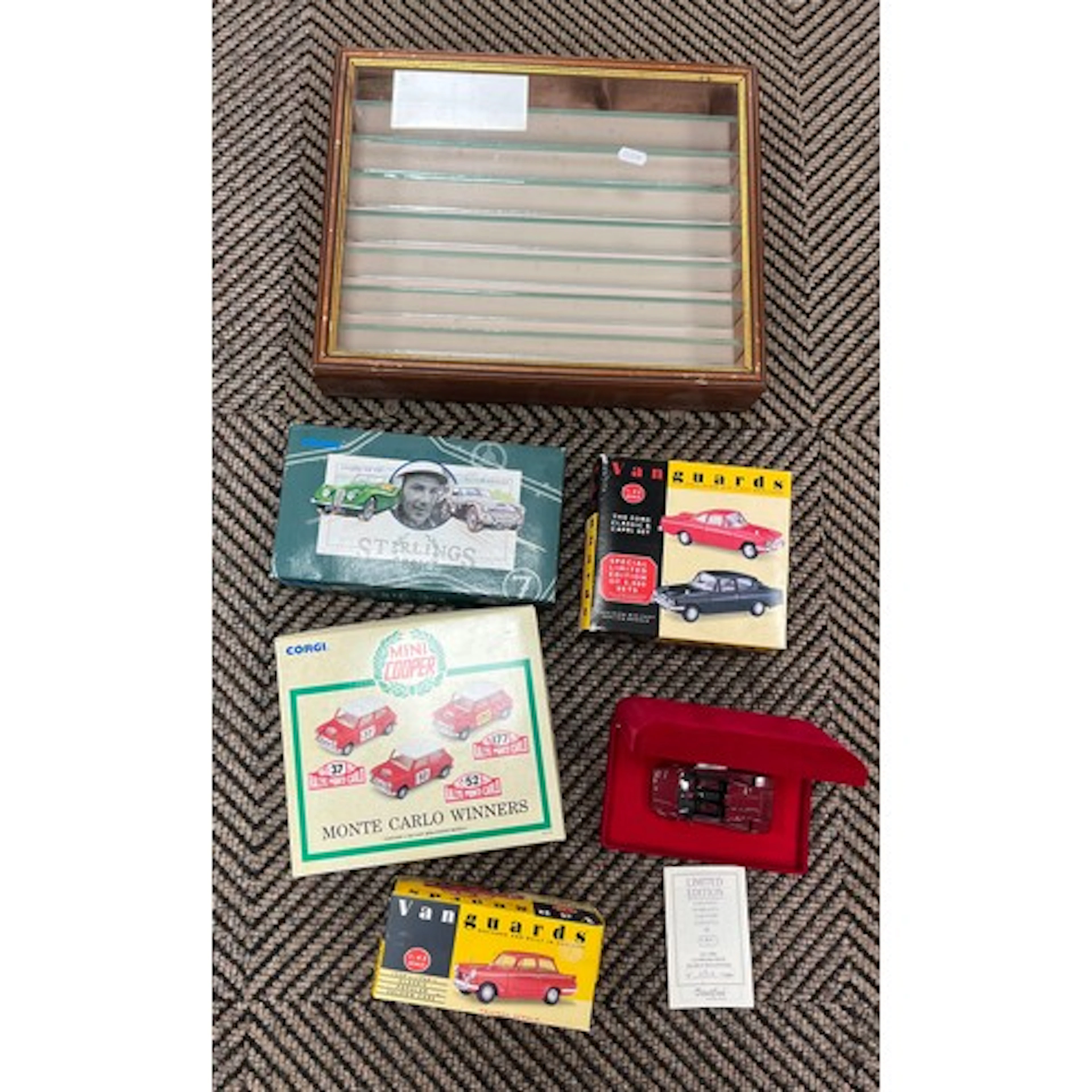 Three boxed Corgi limited edition die-cast model cars, to in...