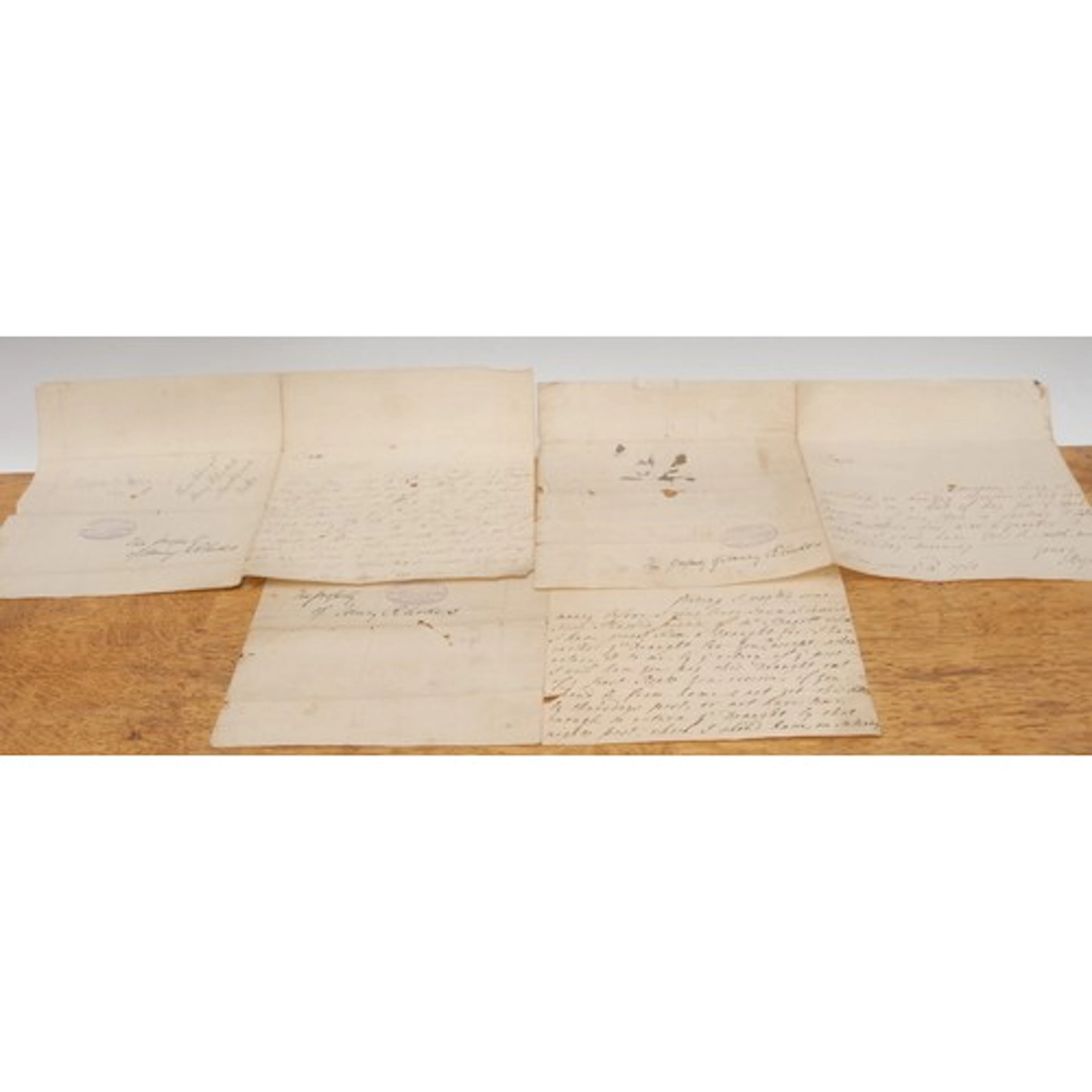 Byronmania - a series of three manuscript letters, each addr...
