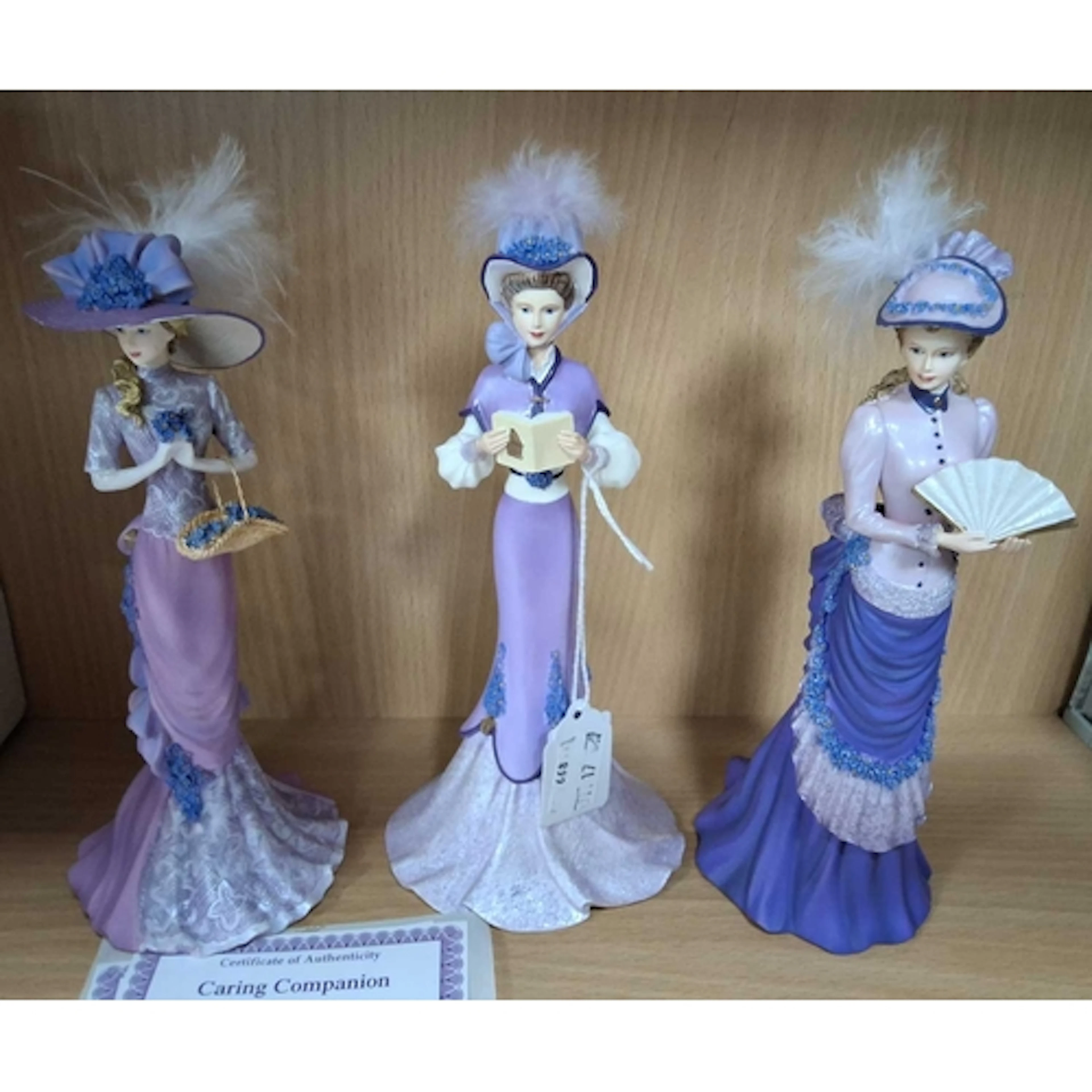 THREE HAMILTON COLLECTION THOMAS KINKADE FIGURINES, comprisi...