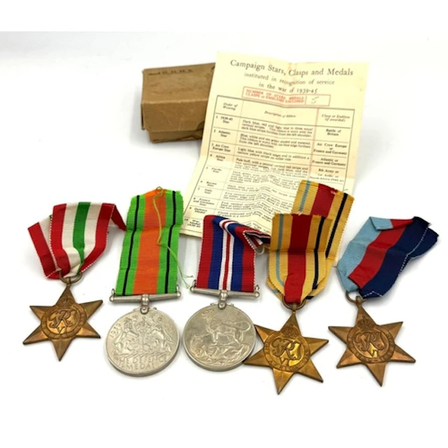 WWII Medal Set for Pte J E Simmonds A.C.C. of Bracknell to i...