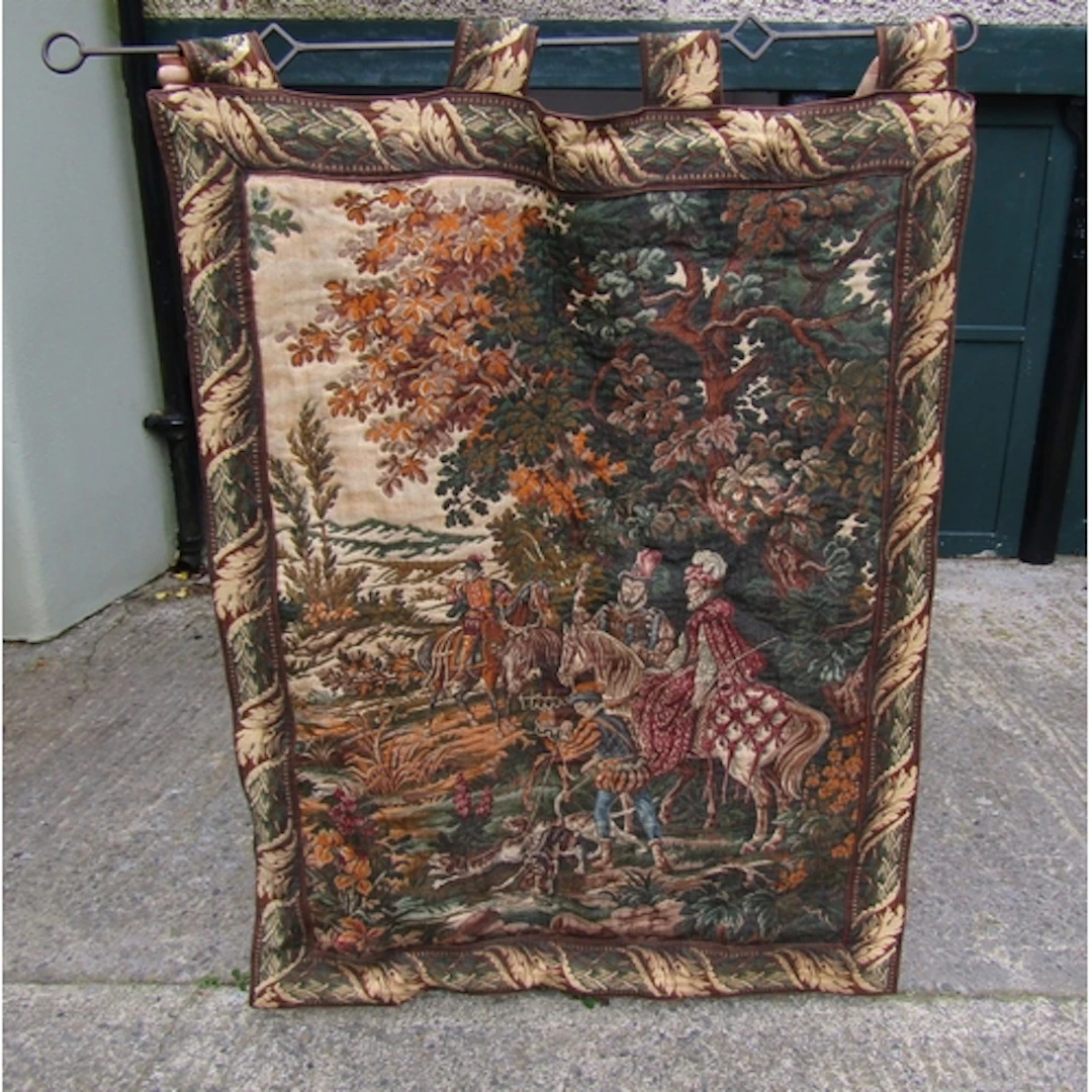 French Tapestry Hunting Falcons 160cm x 120cm