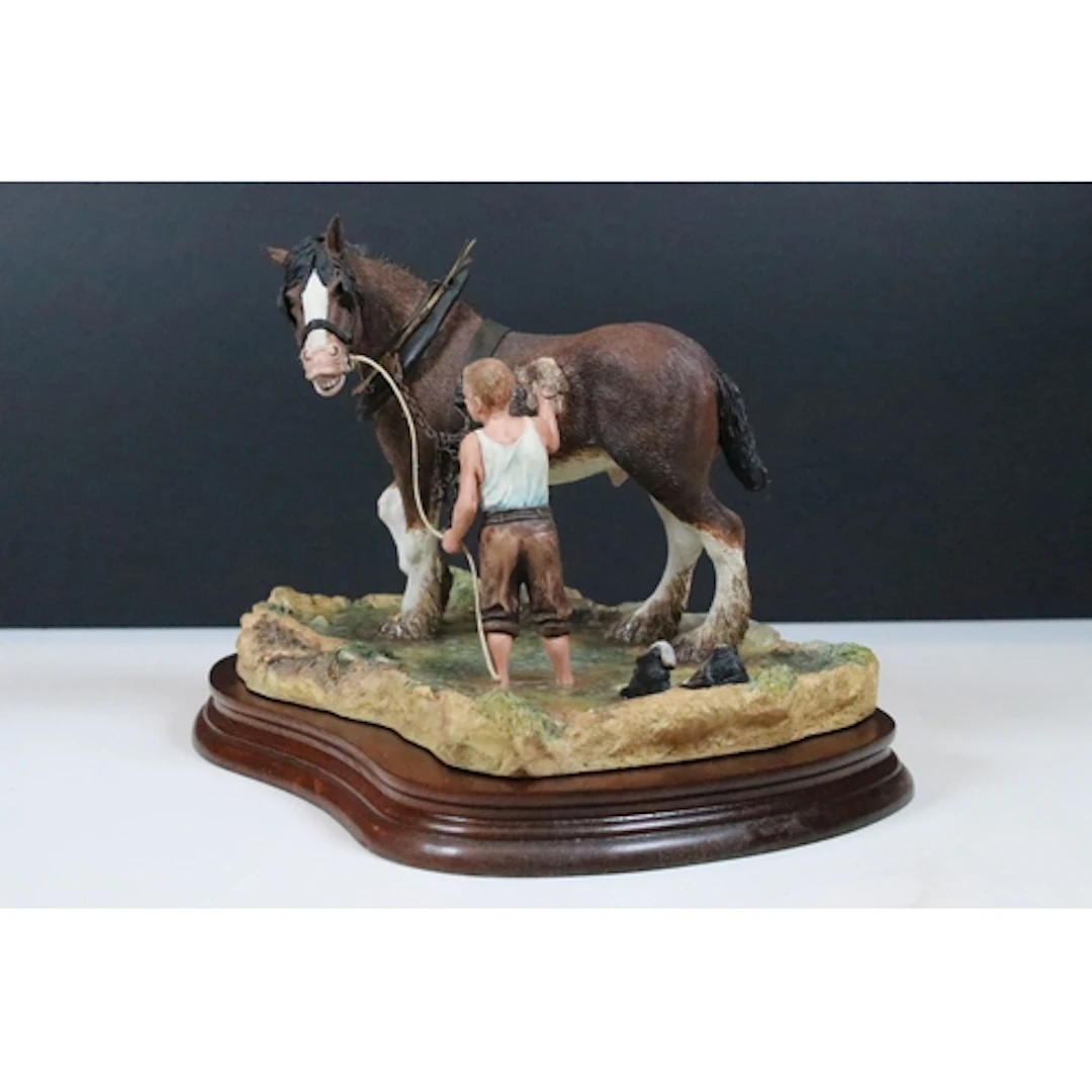 Border Fine Arts limited edition 'Cooling His Heels' model, ...