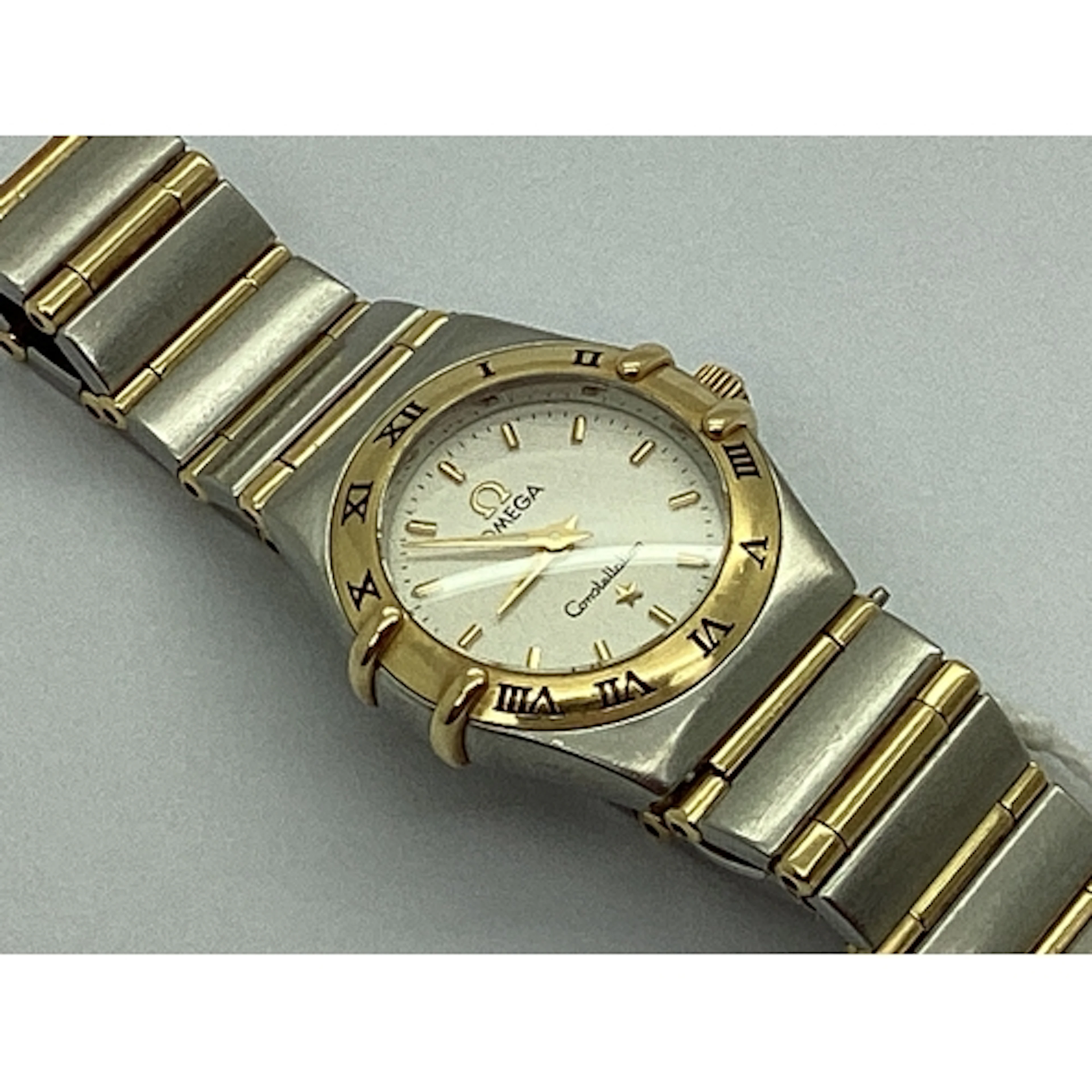 Omega; A c.1990's Constellation Bi-Metal Ladies Wristwatch, ...