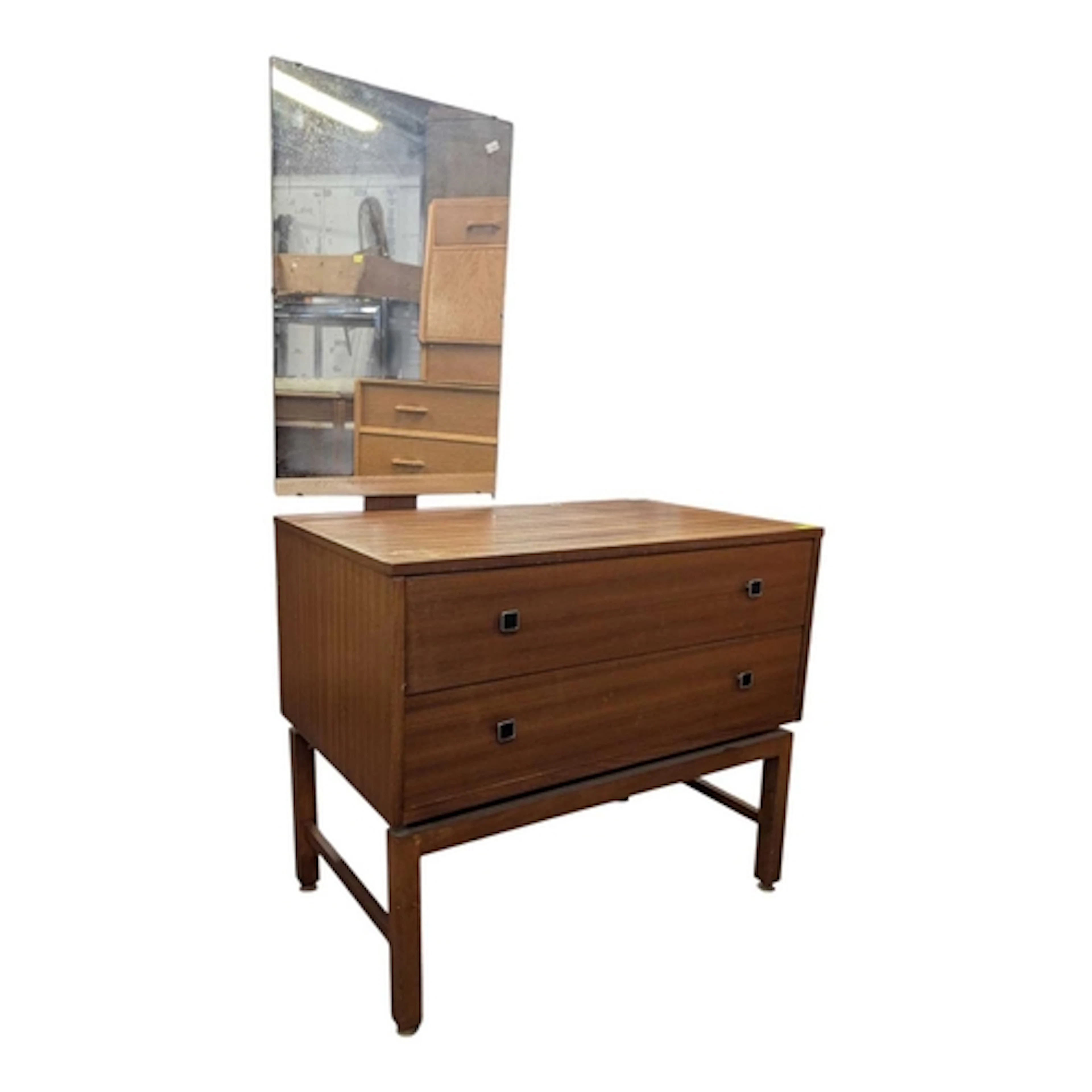 Remploy Furniture - a retro mid 20th century 1960s teak dres...